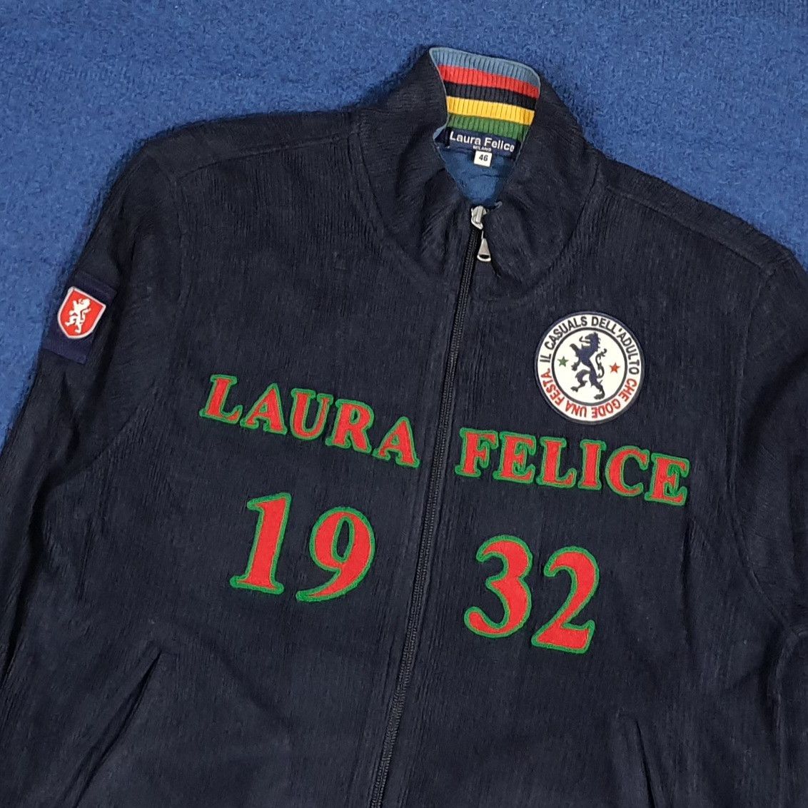 Vintage Vintage 90s Laura Felice Milano Jacket Ribbed Sweater C282N6 Size US S / EU 44-46 / 1 - 2 Thumbnail