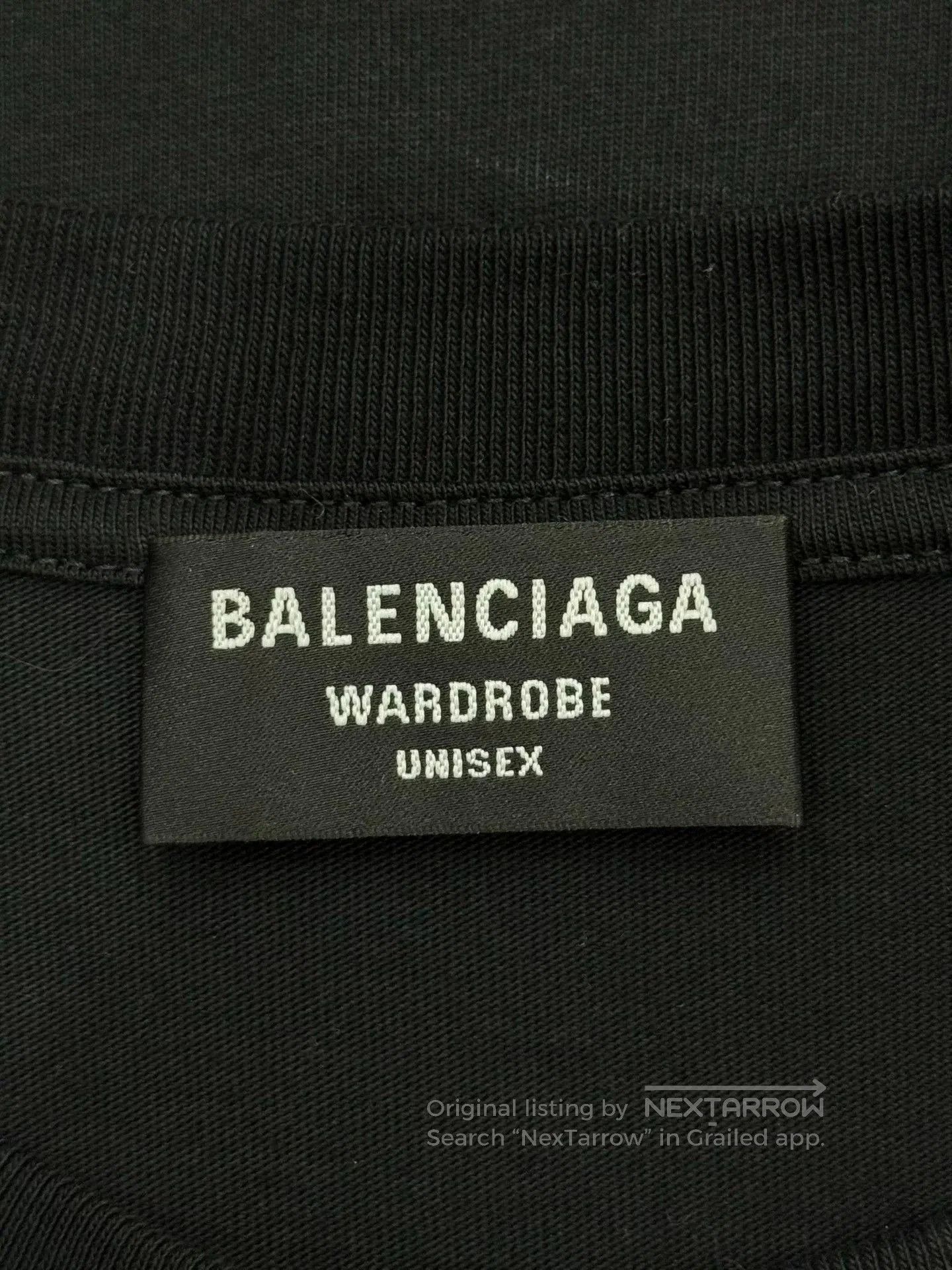 Balenciaga Balenciaga Short Sleeve Embroidered T-Shirt M. Size US M / EU 48-50 / 2 - 7 Thumbnail