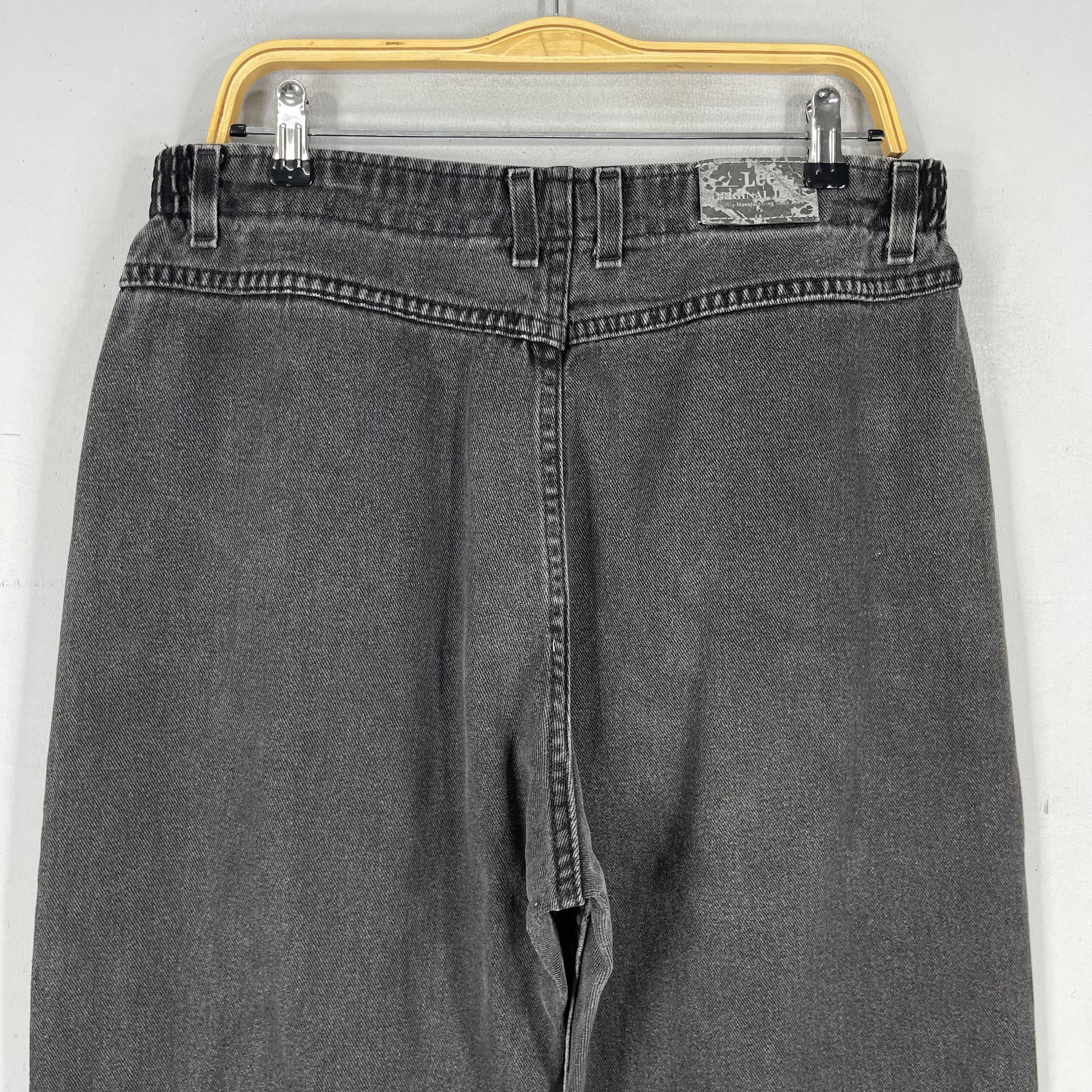 Lee × Vintage Size 33 Vintage Lee Ultra High Waisted Curvy Tapered Jeans Size 33" - 7 Thumbnail
