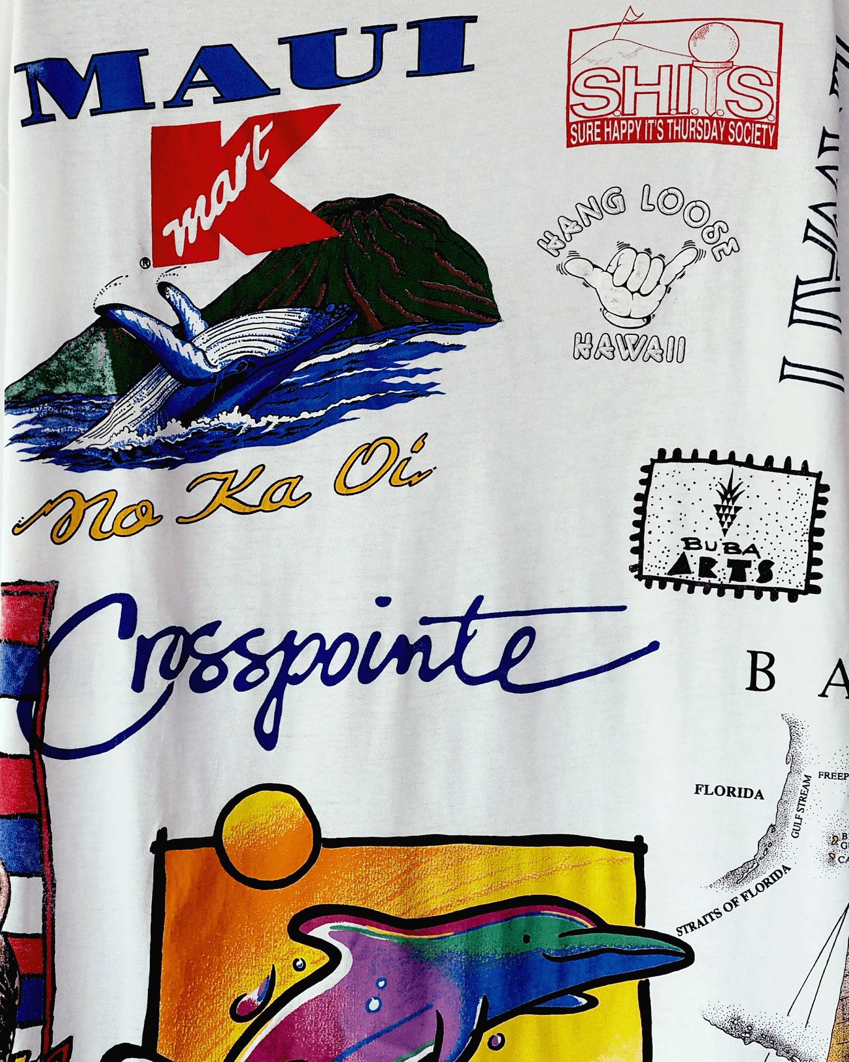 Vintage Vintage 1990s Hawaii Themed Test Print Shirt XL Size US XL / EU 56 / 4 - 3 Thumbnail