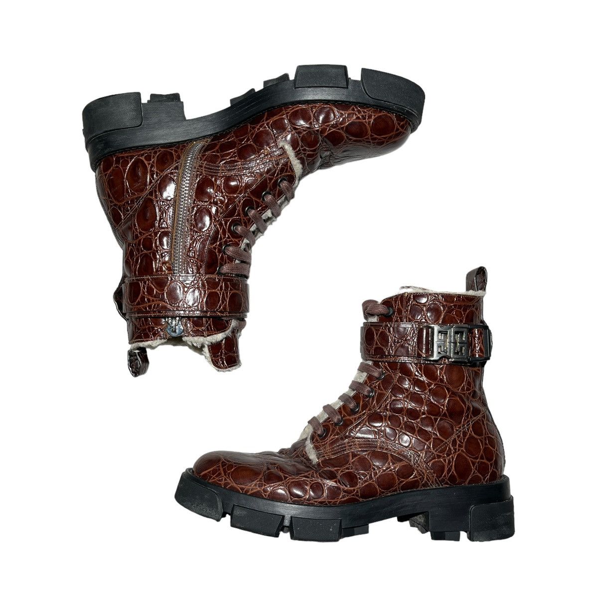 Givenchy $1,600 Terra croc skin 4G boot Size US 9 / EU 42 - 2 Thumbnail