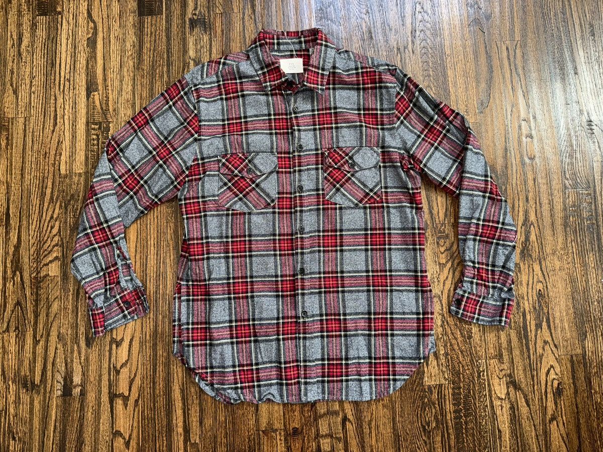 Fear of God Fear of God 2nd Collection Flannel Button-Up Shirt Sz M Size US M / EU 48-50 / 2 - 1 Thumbnail