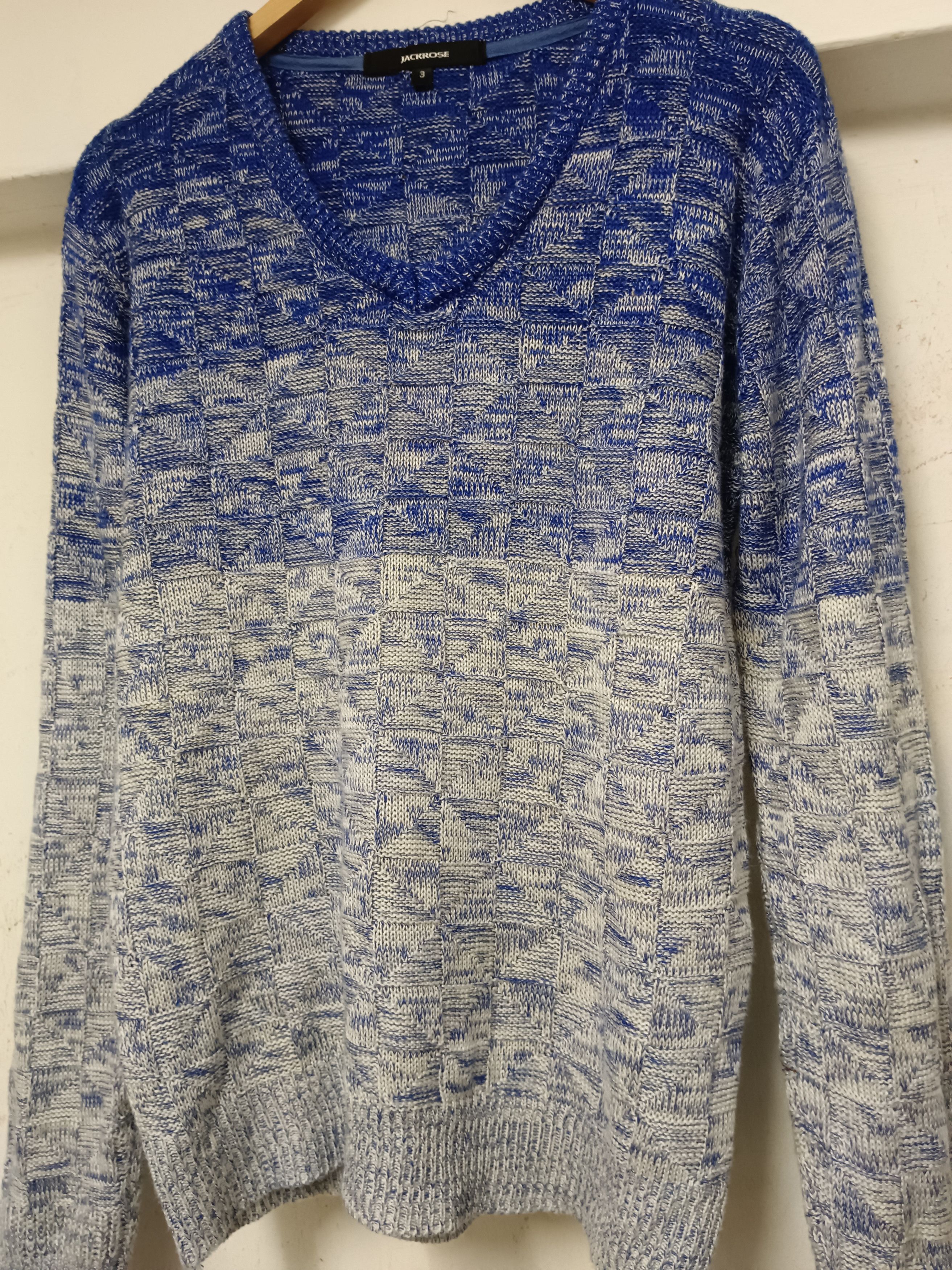 14th Addiction × If Six Was Nine × JACKROSE Japanese Y2K Jack Rose monogram Knitwear Size US L / EU 52-54 / 3 - 3 Thumbnail