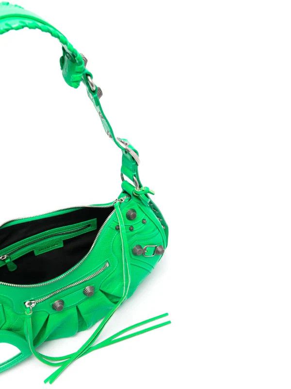 Balenciaga o1mt1gz0125 Size: OS / Le Cagole Shoulder Bag in Vivid Green Size ONE SIZE - 3 Thumbnail