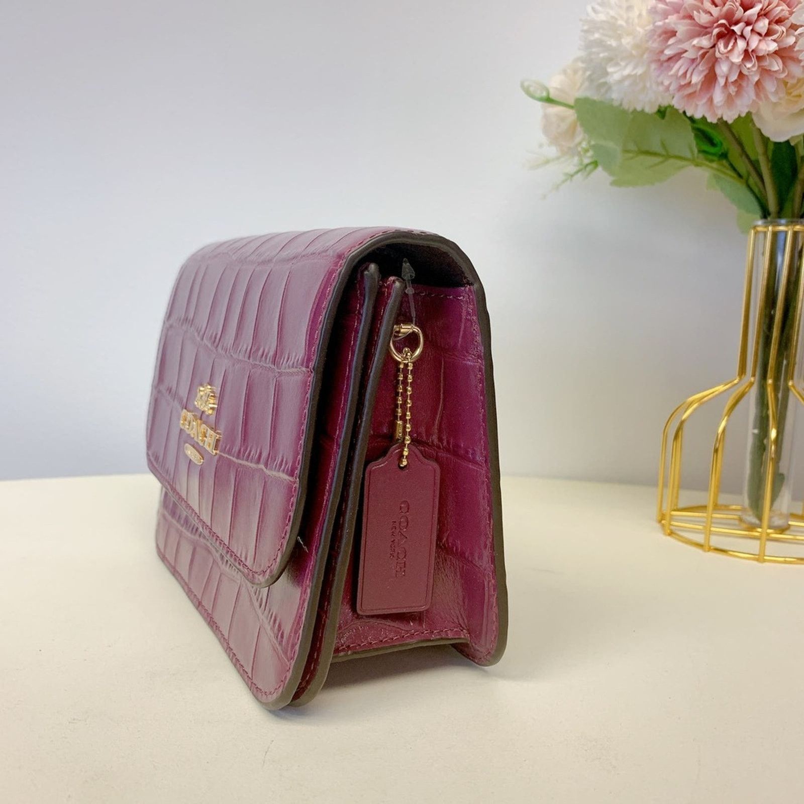 Coach Coach C5627 Mini Brynn Crossbody In Dark Berry Size ONE SIZE - 3 Thumbnail