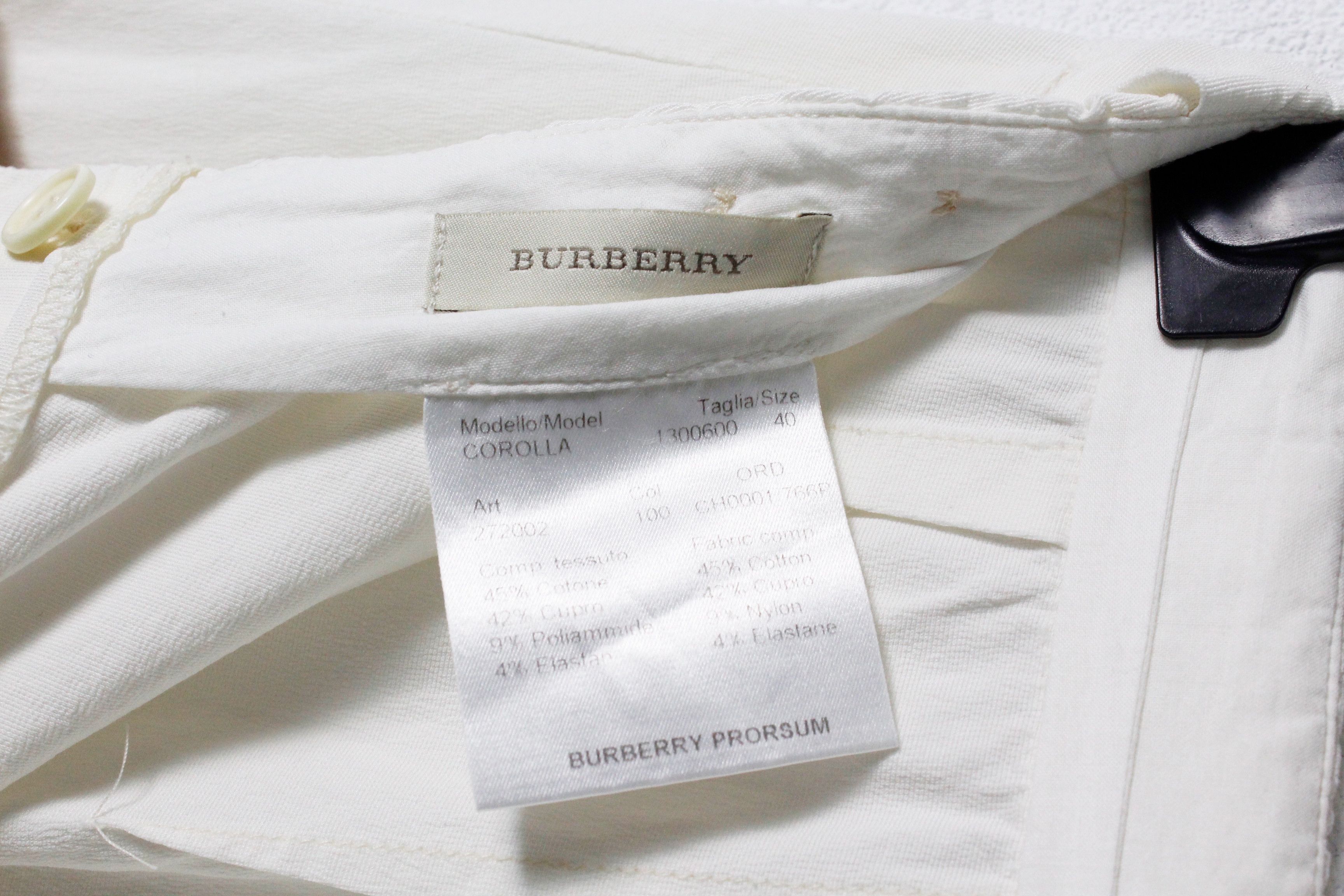 Burberry Burberry Prorsum Womens Lightweight Wide Leg Pants Trousers Size 27" / US 4 / IT 40 - 7 Thumbnail