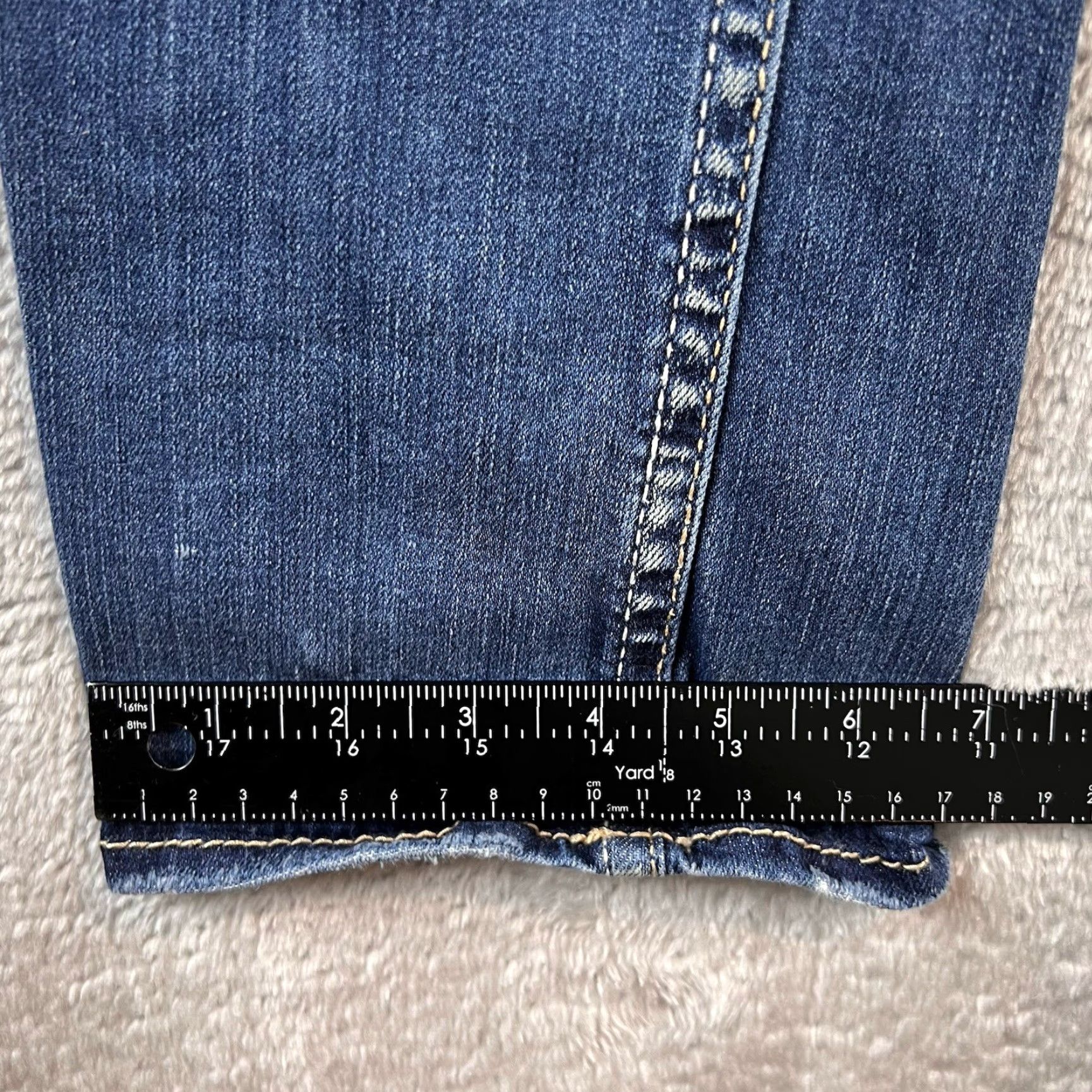 Silver Jeans Co. Silver Jeans Womens 27X32 Jeans 27x29 Blue Dark Wash Suki Mid Straight Stretch Size 27" / US 4 / IT 40 - 7 Thumbnail