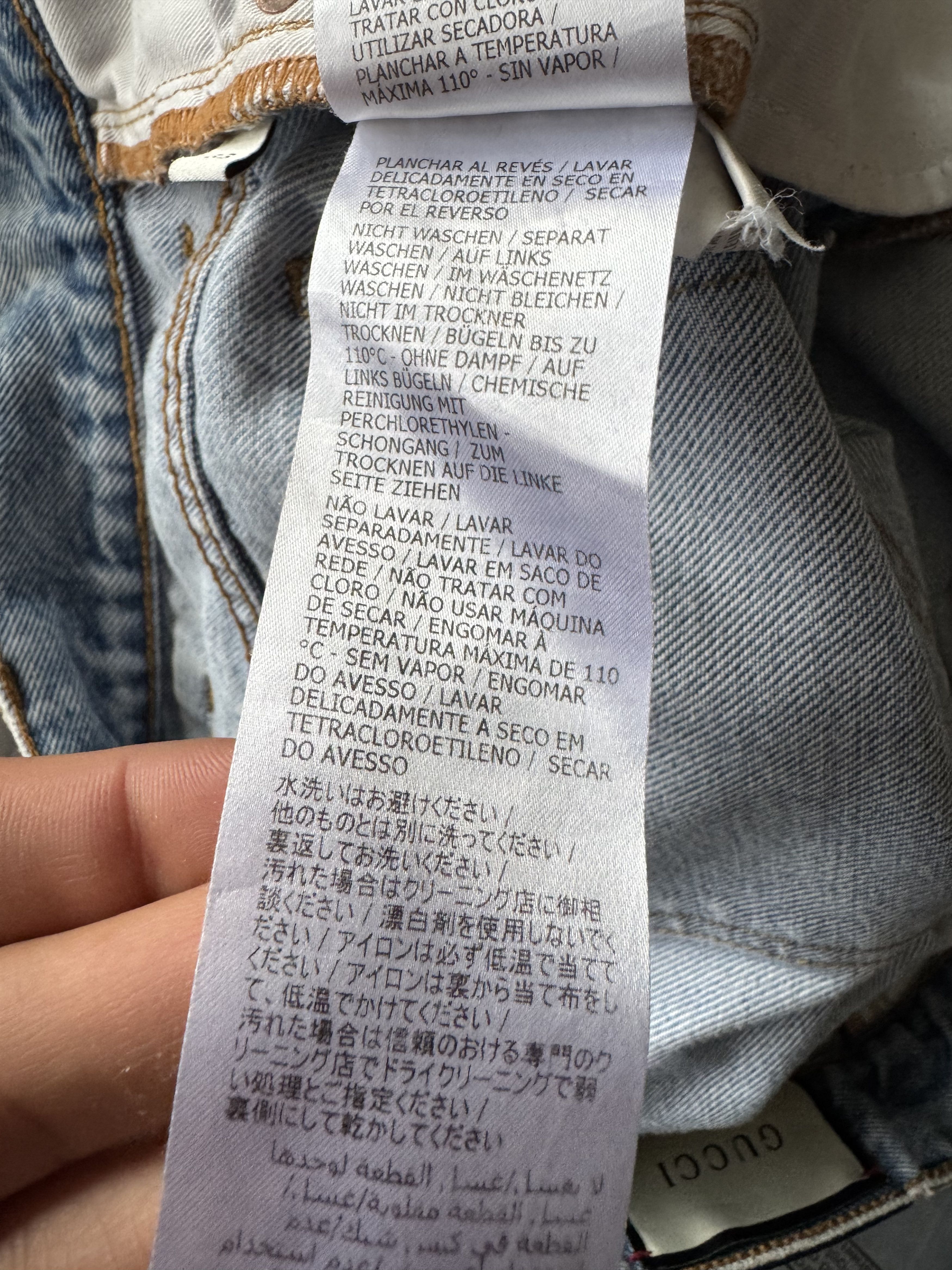 Gucci Denim Pants with Distressed Detailing Size US 33 - 18 Thumbnail