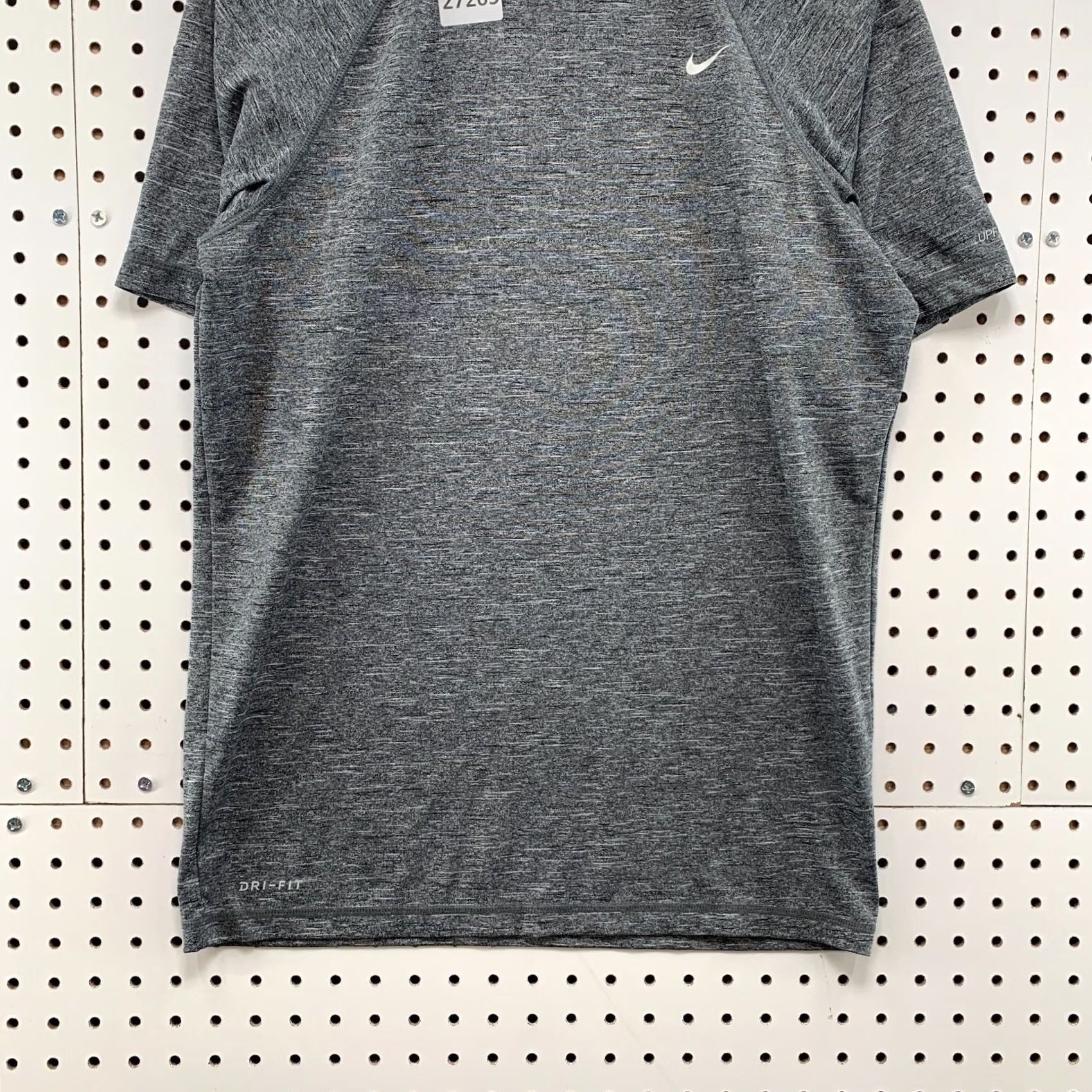Nike Nike Dri Fit Active Shirt Gray Mens Small Workout Run Short Sleeve Size US S / EU 44-46 / 1 - 6 Thumbnail