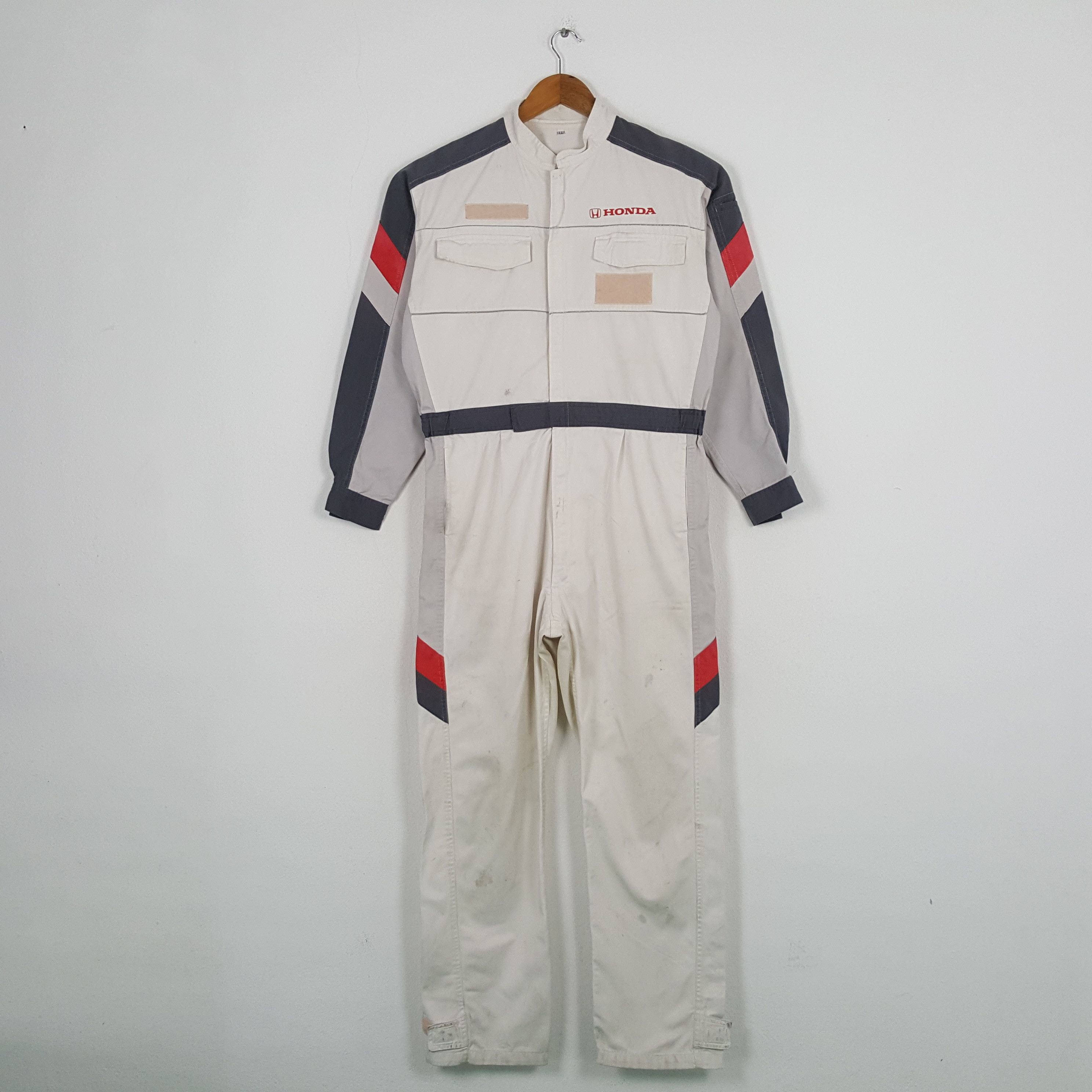 Honda Vintage Honda Japan Formula One Racing Coverall C300N9 Size US L / EU 52-54 / 3 - 4 Thumbnail