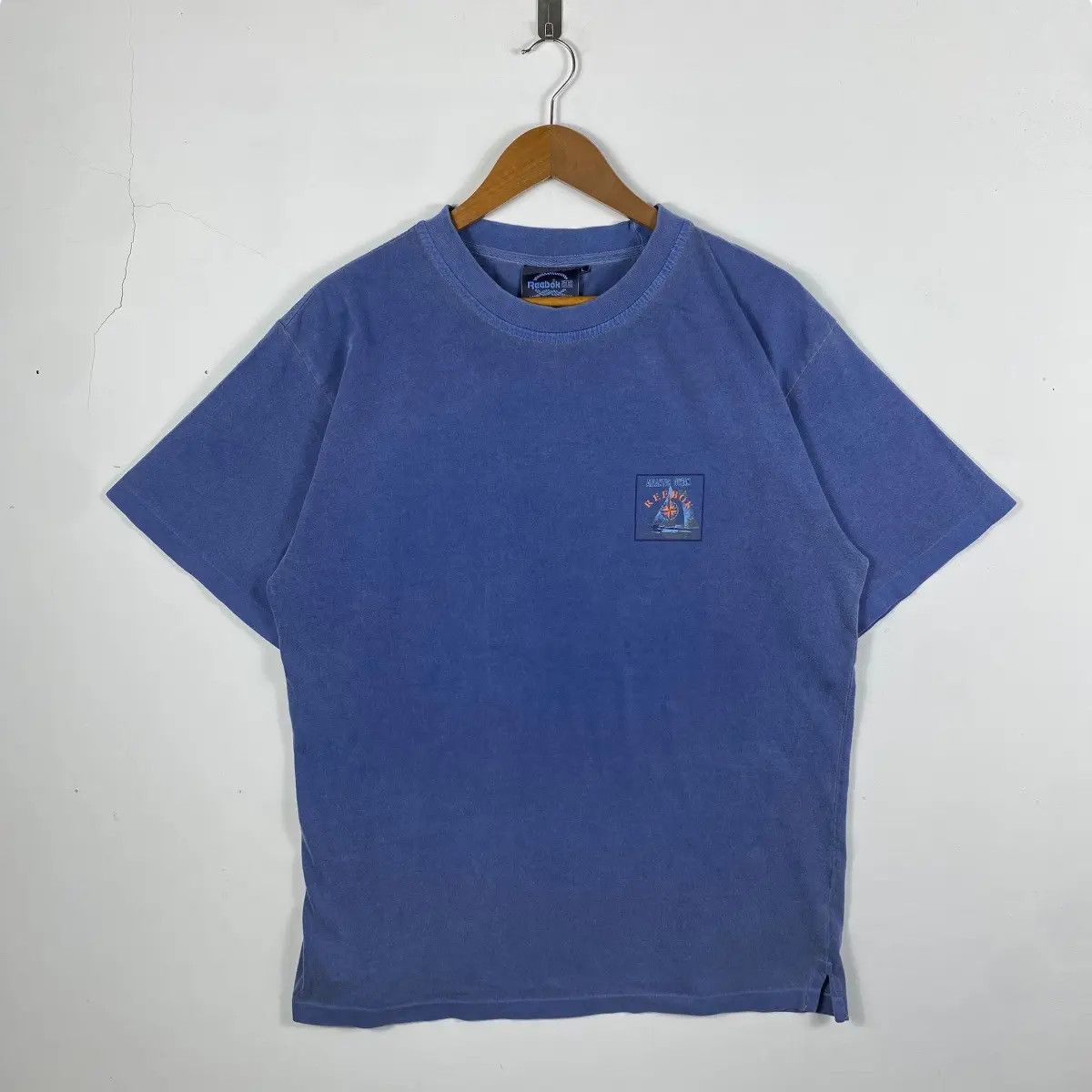 Reebok Vintage 90's REEBOK MARINE Ride The Eternal Waves Tee Shirt Size US L / EU 52-54 / 3 - 3 Thumbnail
