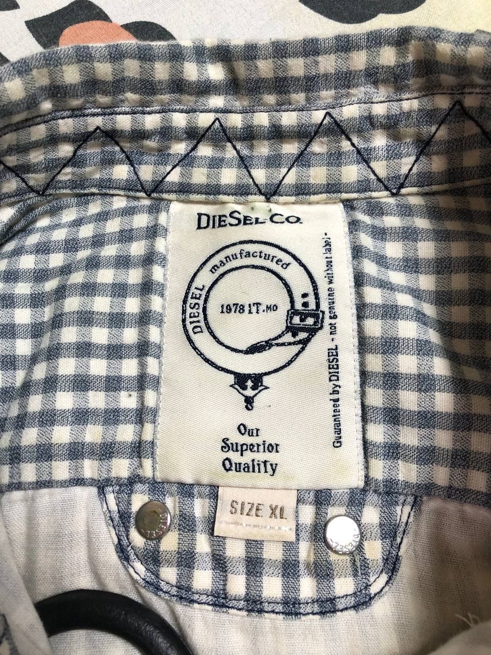 Diesel Vintage monogram big logo diesel shirt Size US XL / EU 56 / 4 - 3 Thumbnail