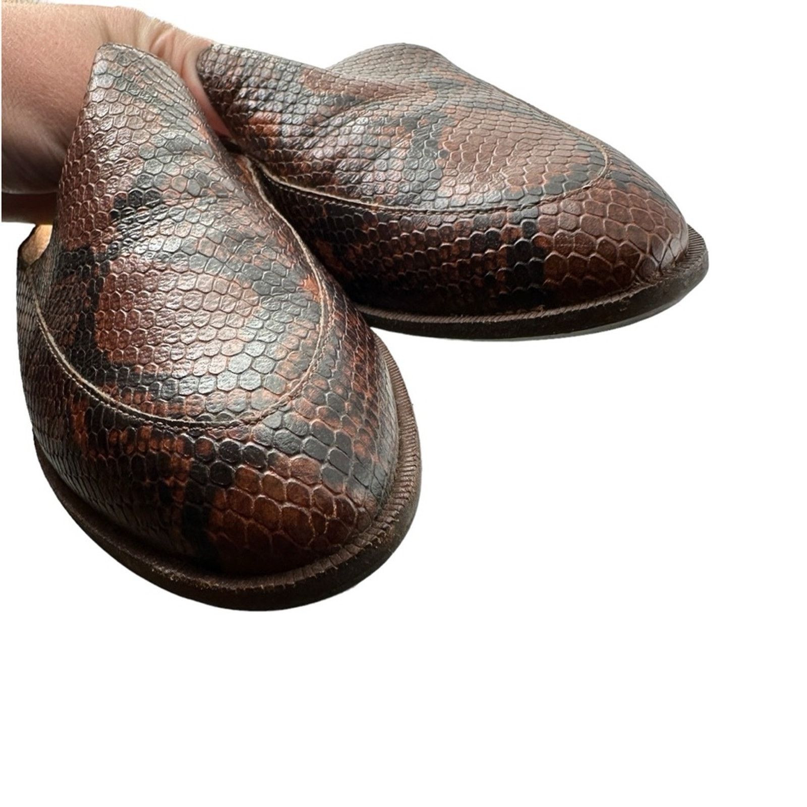 Madewell Madewell The Frances Loafer Mule in Snake Embossed Size US 7.5 / IT 37.5 - 5 Thumbnail
