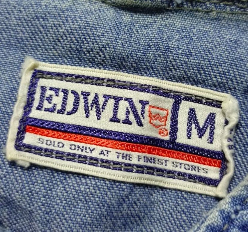 Edwin × Vintage Vintage Edwin Denim Hoodie Zipper Size US M / EU 48-50 / 2 - 5 Thumbnail