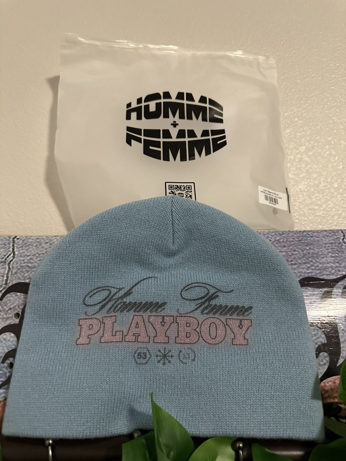 Homme + Femme La × Playboy Homme femme x playboy beanie Size ONE SIZE - 2 Thumbnail