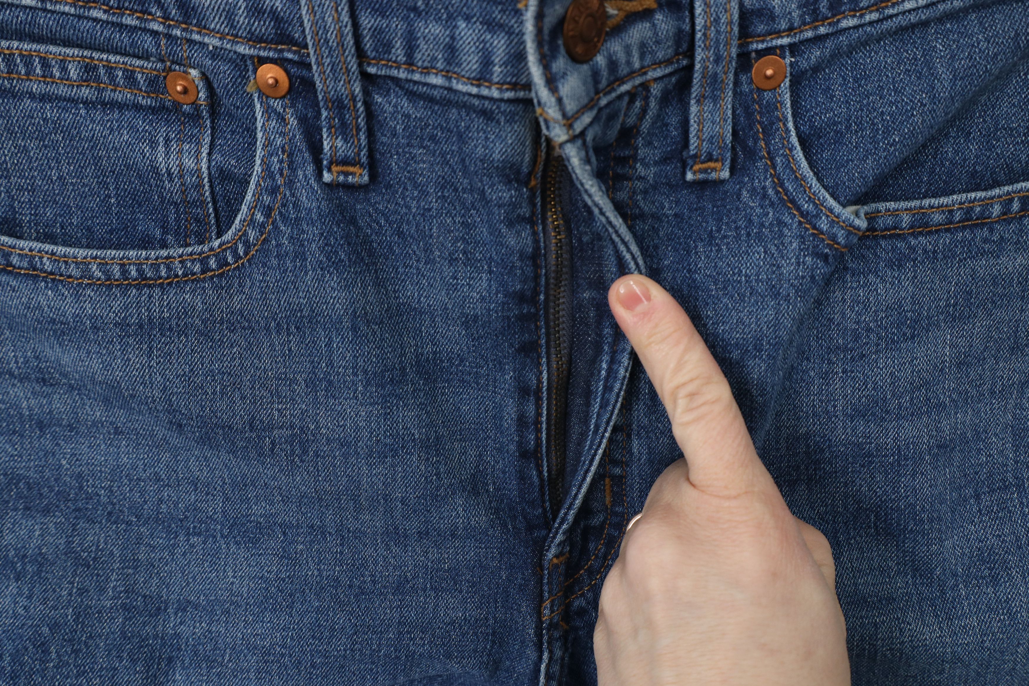 Madewell × Vintage Madewell Tapered Leg Denim Trousers Jeans Blue Stretch Size 27" / US 4 / IT 40 - 5 Thumbnail