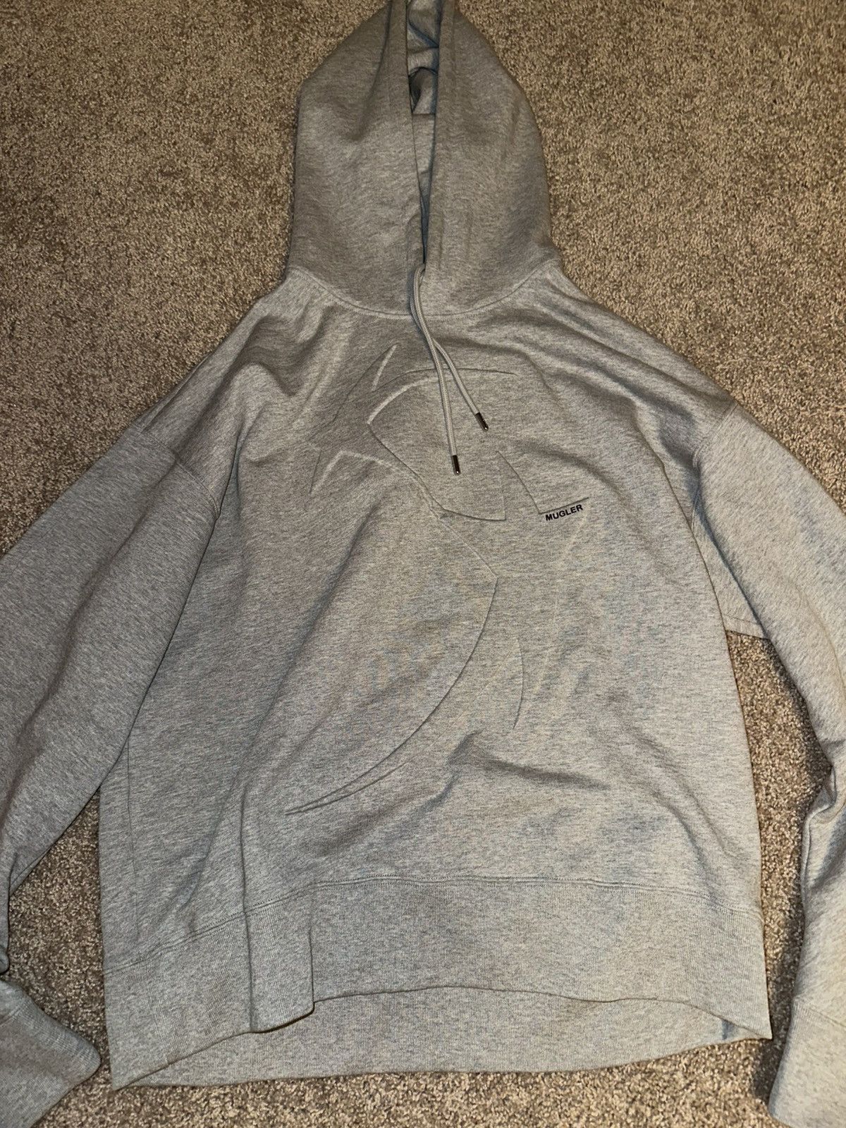 H&M × Mugler × Thierry Mugler Mugler motif hoodie Size US XL / EU 56 / 4 - 1 Thumbnail