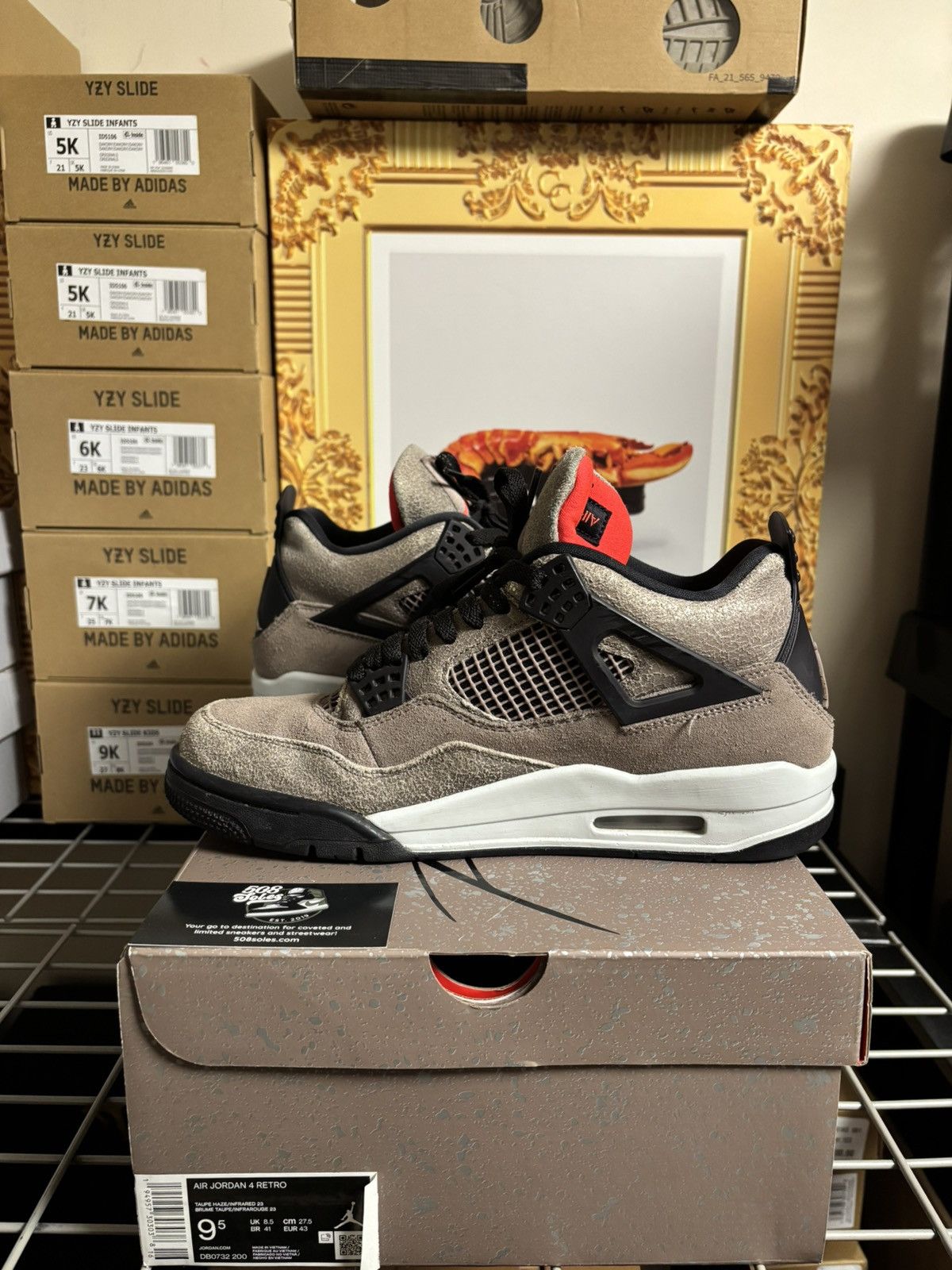 Jordan Brand Jordan 4 Retro Taupe Haze Size US 9.5 / EU 42-43 - 4 Thumbnail