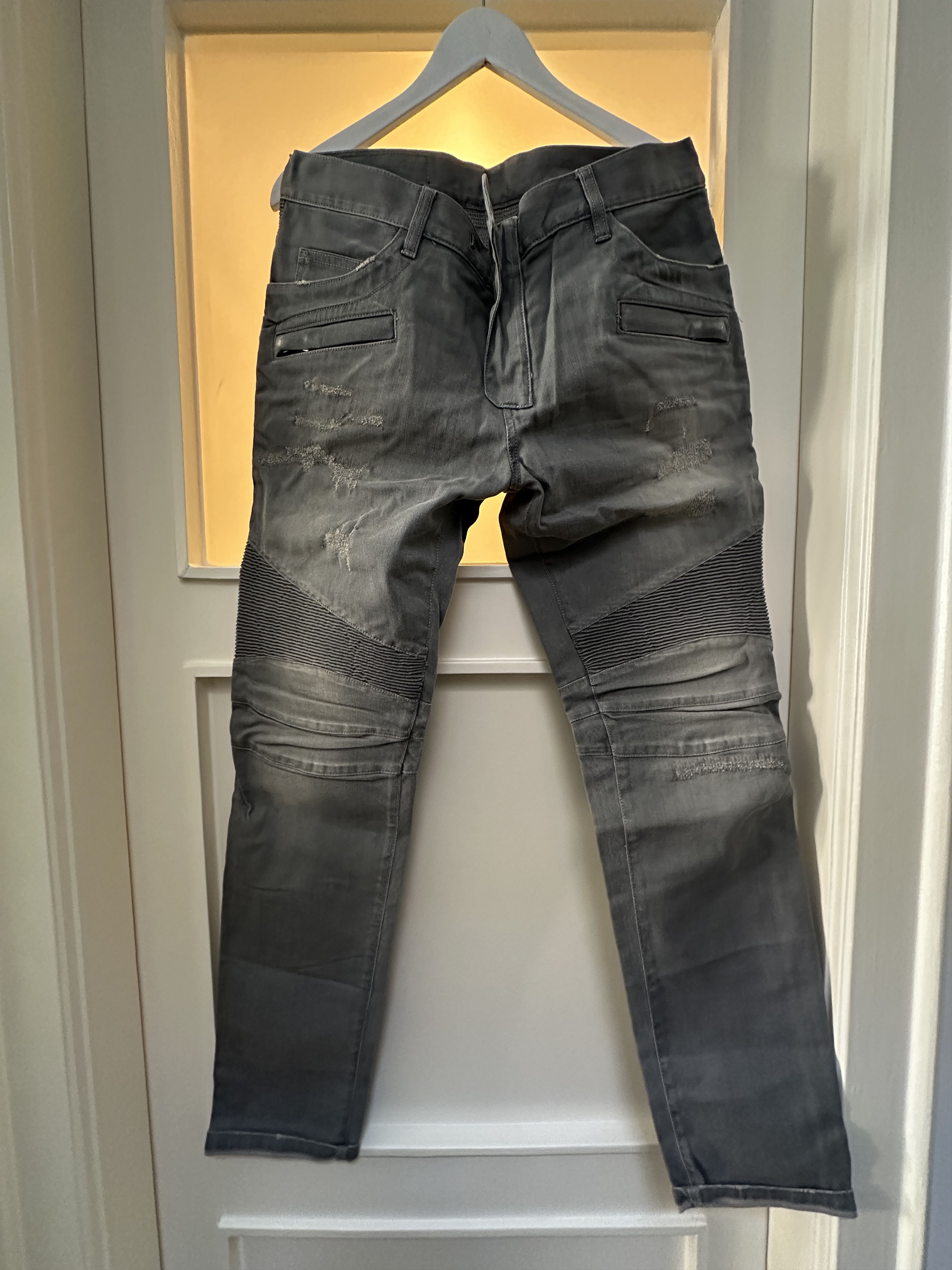 Balmain balmain christophe decarnin biker pants men size 35 Size US 35 - 1 Thumbnail