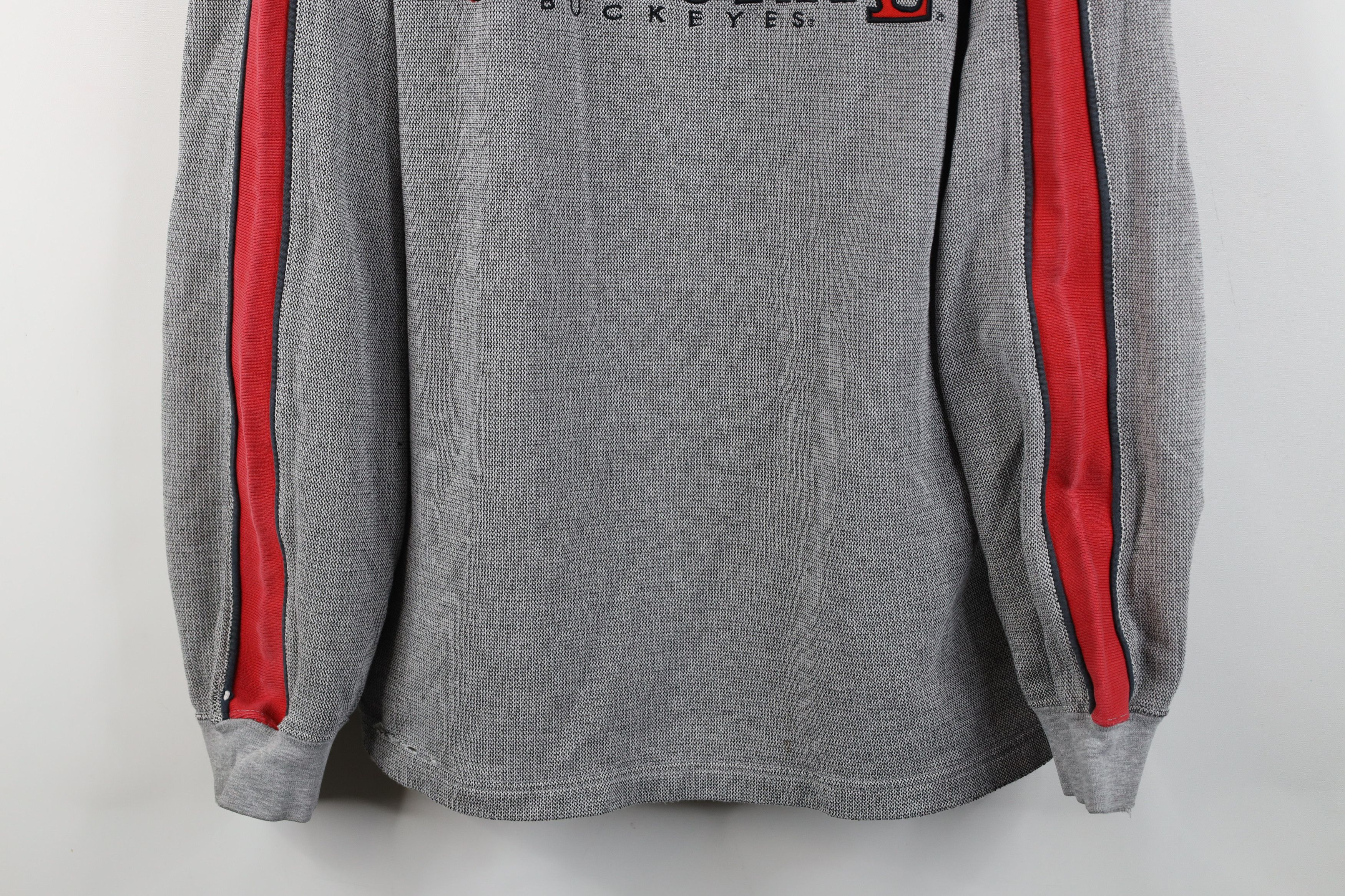 Vintage Vintage Spell Out Ohio State University Sweatshirt Gray Size US L / EU 52-54 / 3 - 3 Thumbnail