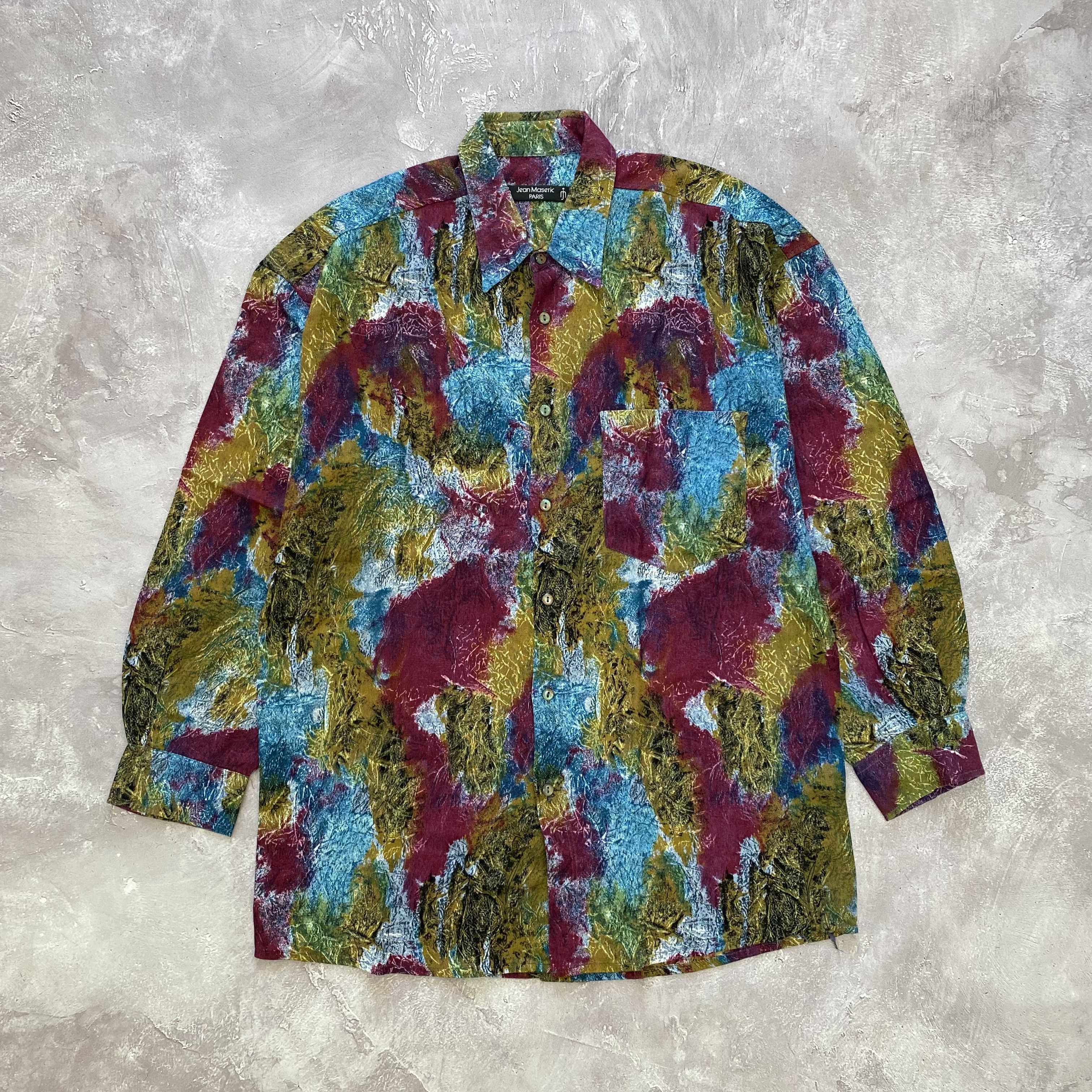 Vintage Vintage Jean Maseric Hawaii Style Abstract Shirt Size US S / EU 44-46 / 1 - 1 Thumbnail