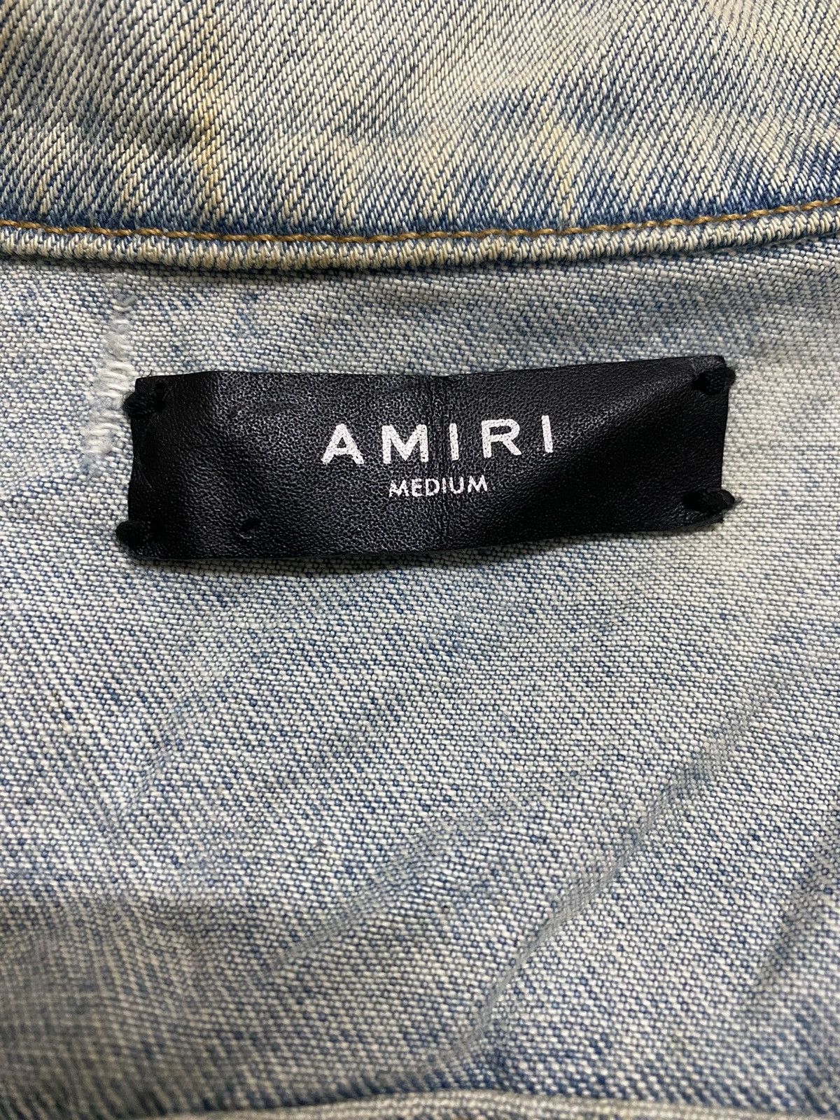 Amiri Amiri Destroy Trucker Denim Jacket Size US M / EU 48-50 / 2 - 18 Thumbnail