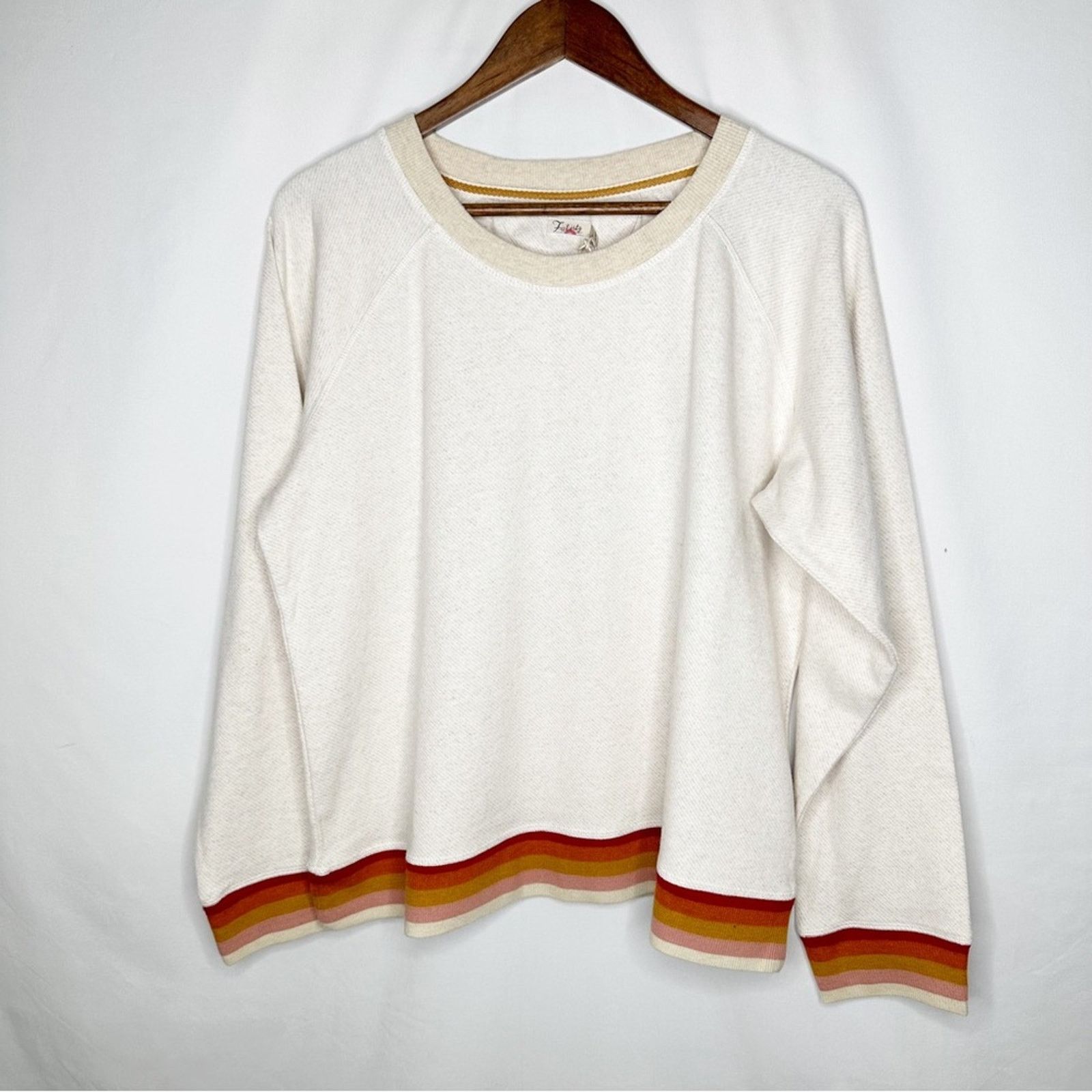 Faherty FAHERTY Legend Sweater Crew Off White NWT in XL Size XL / US 12-14 / IT 48-50 - 2 Thumbnail