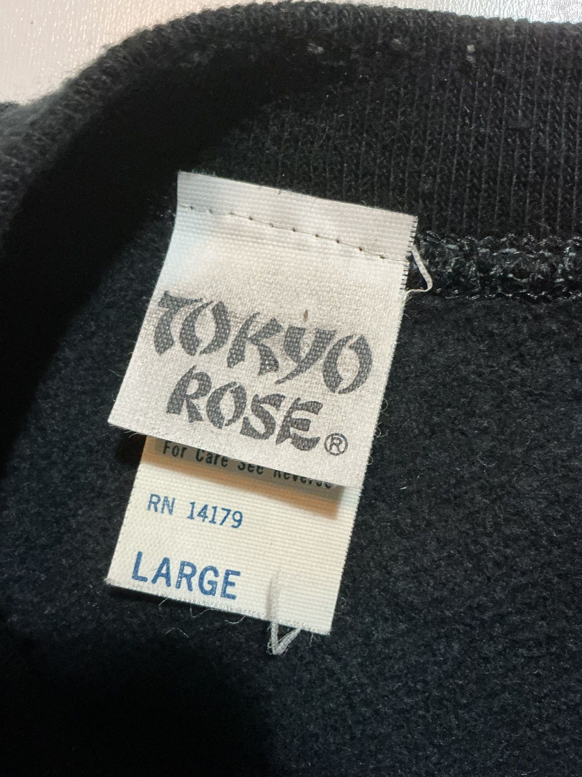 Vintage Vintage 80s Tokyo Rose USA Made In USA Pullover Sweatshirt Size US L / EU 52-54 / 3 - 6 Thumbnail