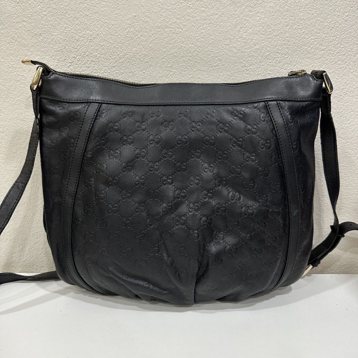 Gucci ‼️LD‼️ GUCCI GUCCISSIMA LEATHER ABBEY D RING CROSSBODY BAG 2 Size ONE SIZE - 3 Thumbnail