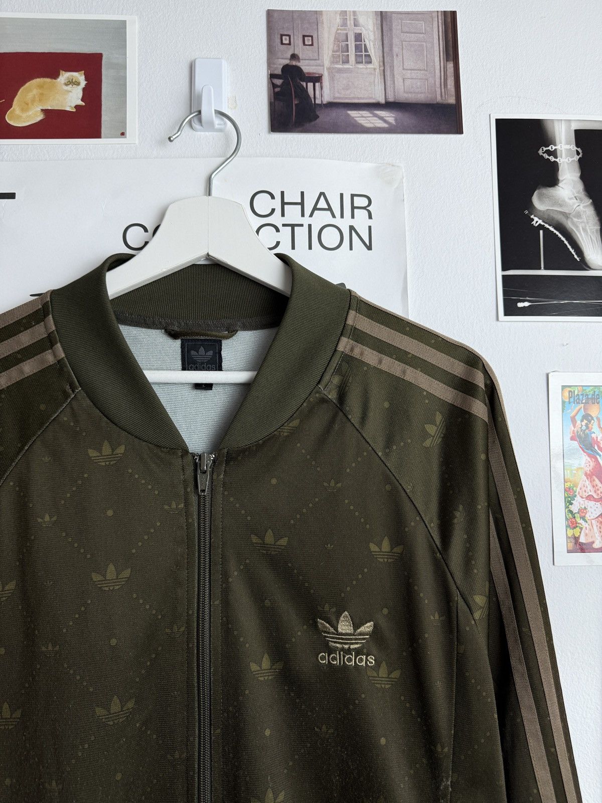 Adidas × Vintage Vintage y2k khaki Adidas firebird zip track jacket swaetshirt Size US L / EU 52-54 / 3 - 3 Thumbnail