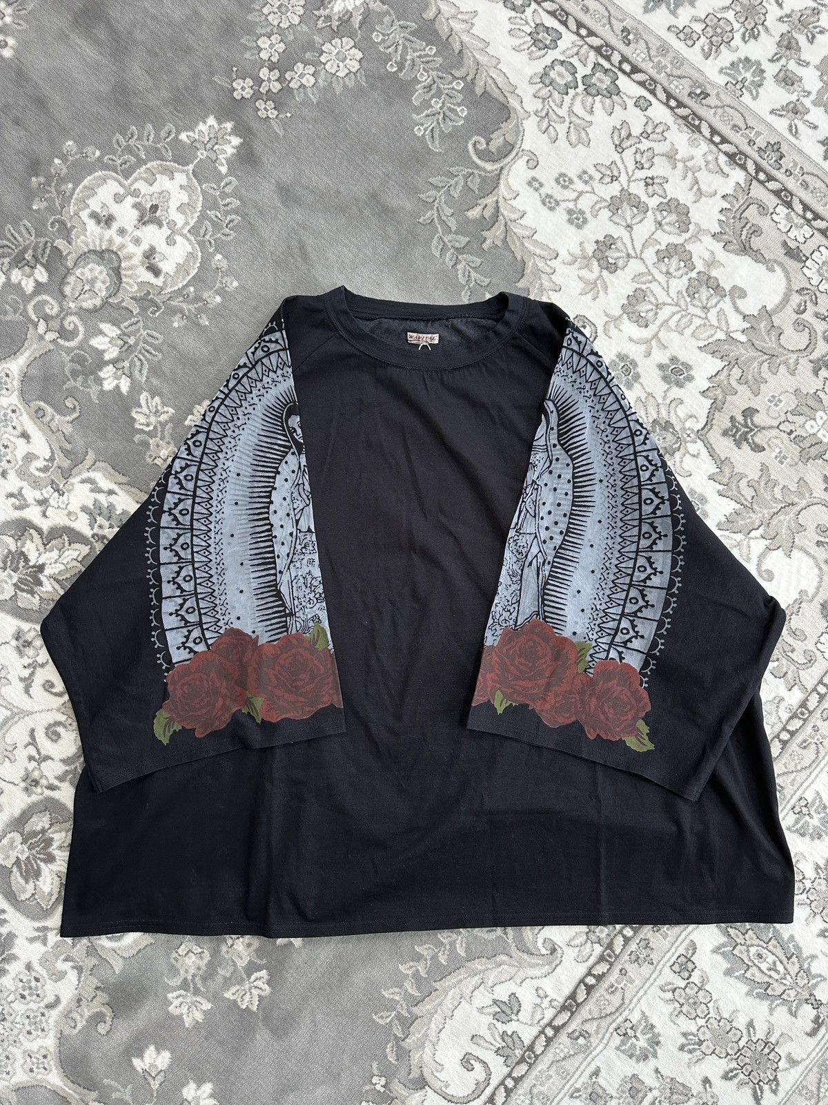 Kapital Kapital Raglan Oversize Virgin Mary Tee Size US M / EU 48-50 / 2 - 2 Thumbnail