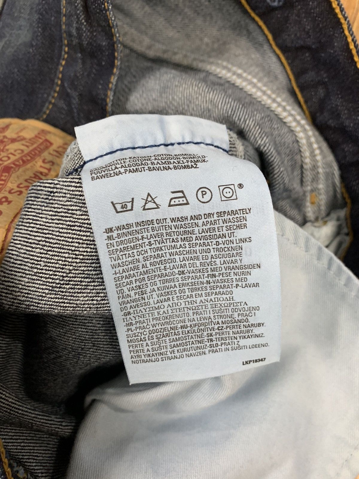 Levi's × Levi's Made & Crafted × Vintage Levi’s Levi Strauss 501 Full Printed Vintage Jeans Size US 33 - 5 Thumbnail