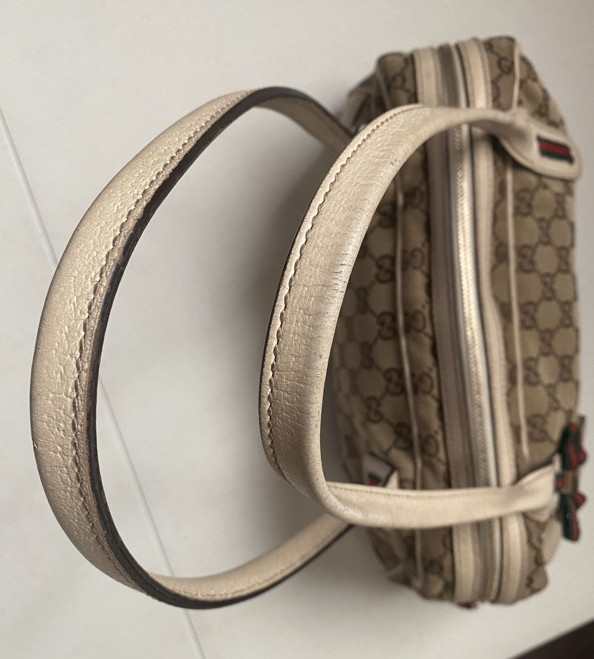 Gucci Gucci Princy Boston Bag GG canvas and leather handbag Size ONE SIZE - 13 Thumbnail