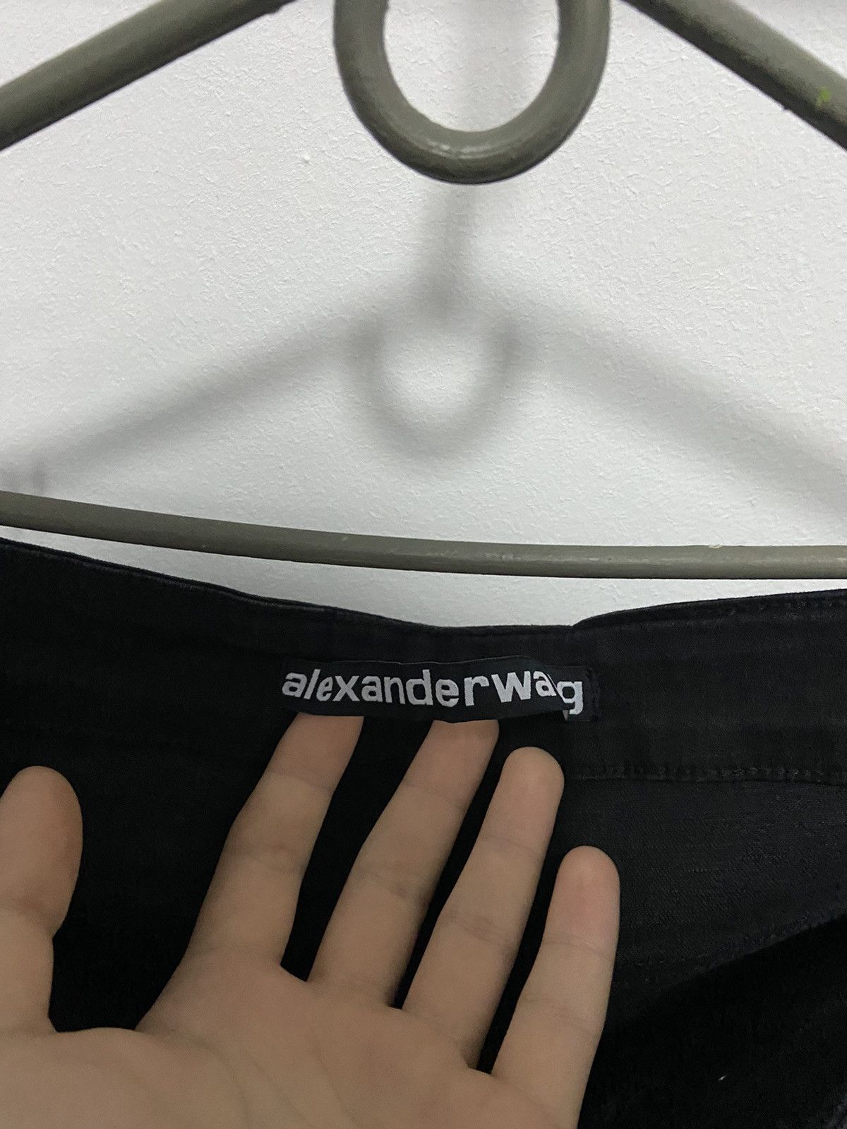 Alexander Wang × Vintage Alexander Wang jeans Pants Vintage Logo Y2K Selvedge Size US 33 - 5 Thumbnail