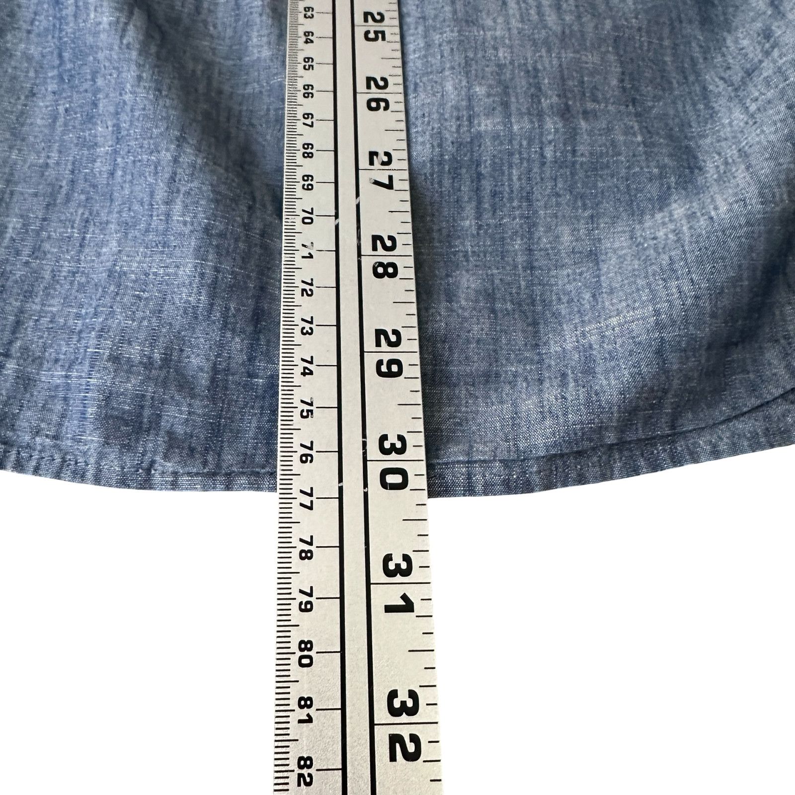 Peter Millar Peter Millar Summer Chambray Shirt Men’s XL Blue Button-Down Size US XL / EU 56 / 4 - 9 Thumbnail