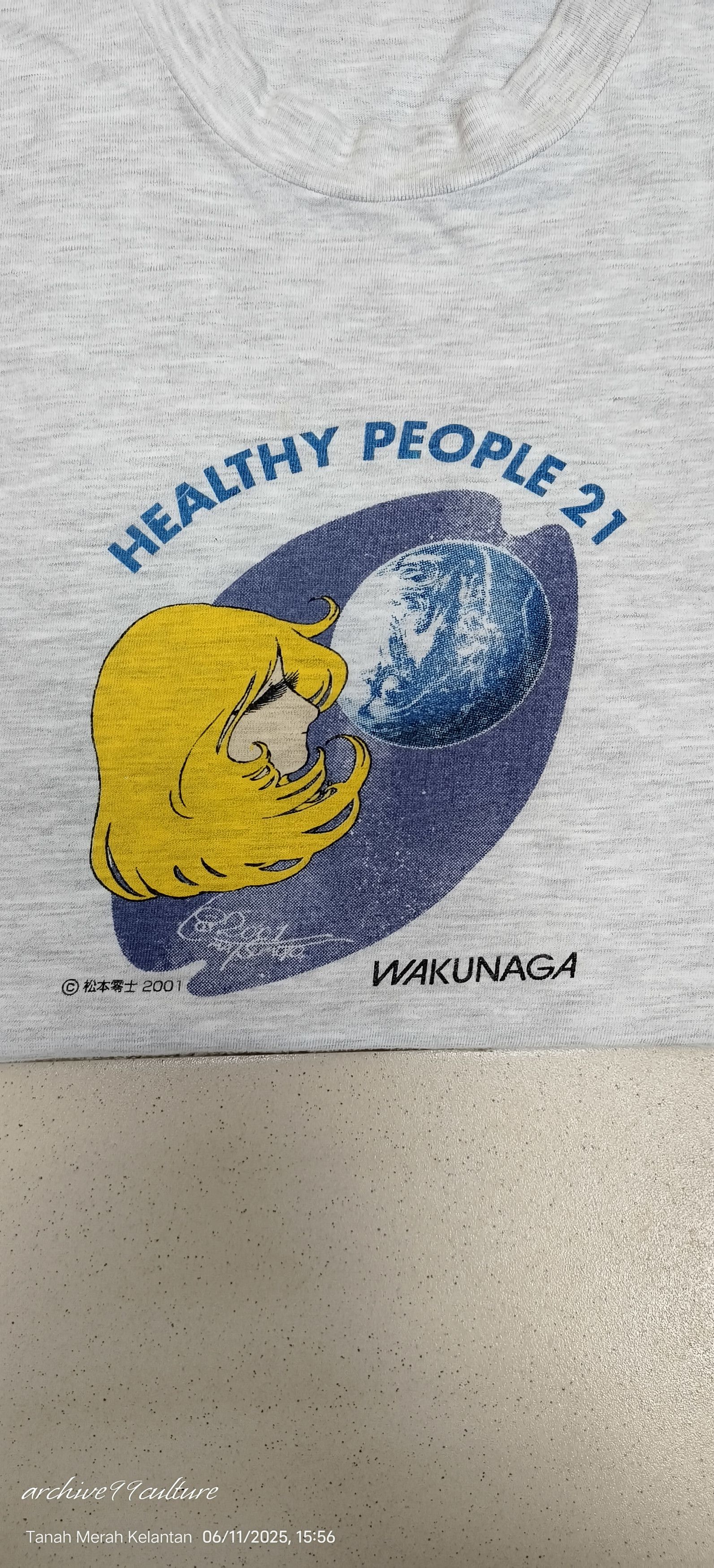 Anime Vintage 2001 Galaxy Express 999 Miteru Anime tee Size US M / EU 48-50 / 2 - 7 Thumbnail