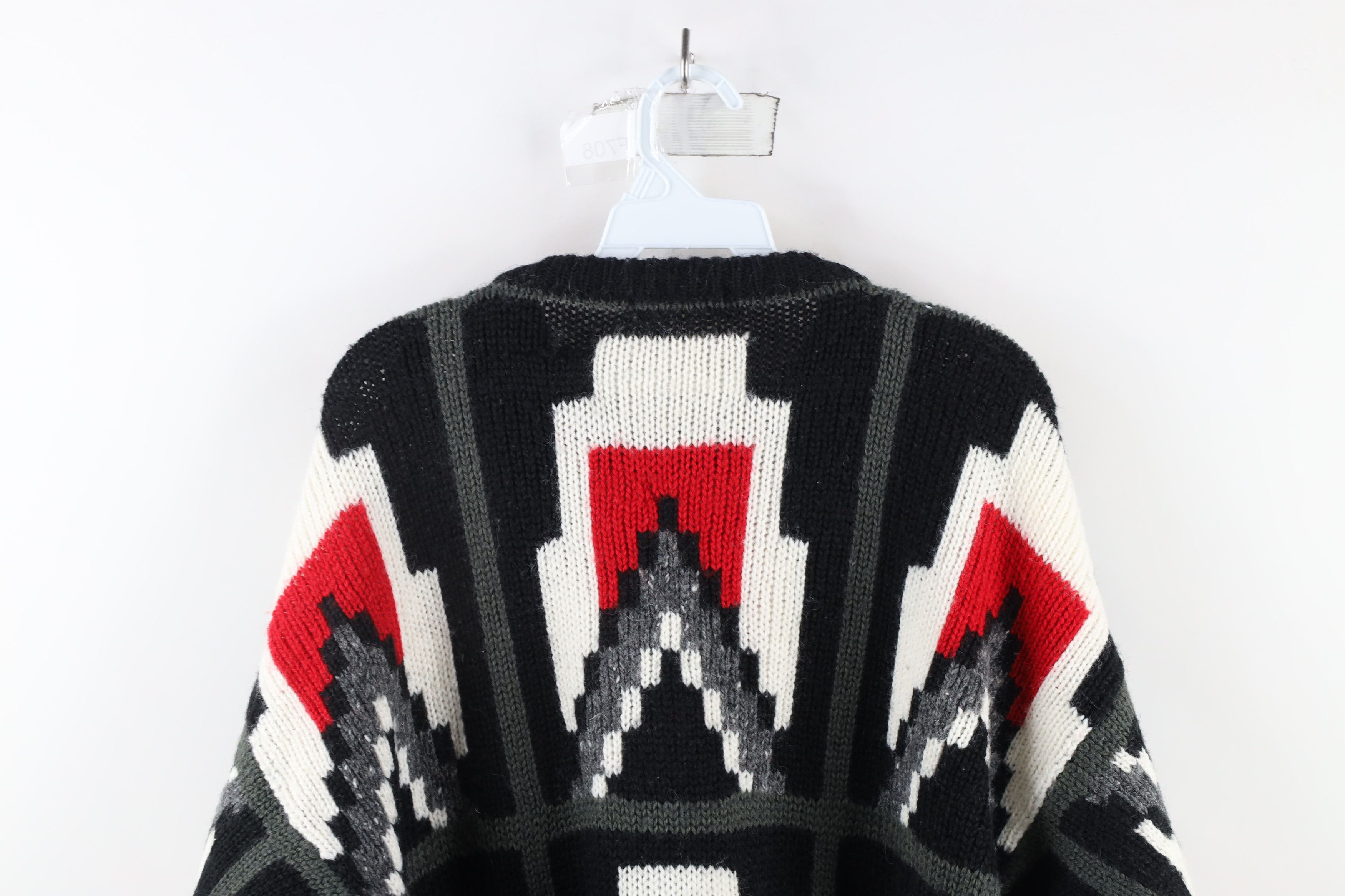 Esprit × Vintage Vintage 90s Esprit Blend Southwestern Fiesta Knit Sweater Size M / US 6-8 / IT 42-44 - 9 Thumbnail
