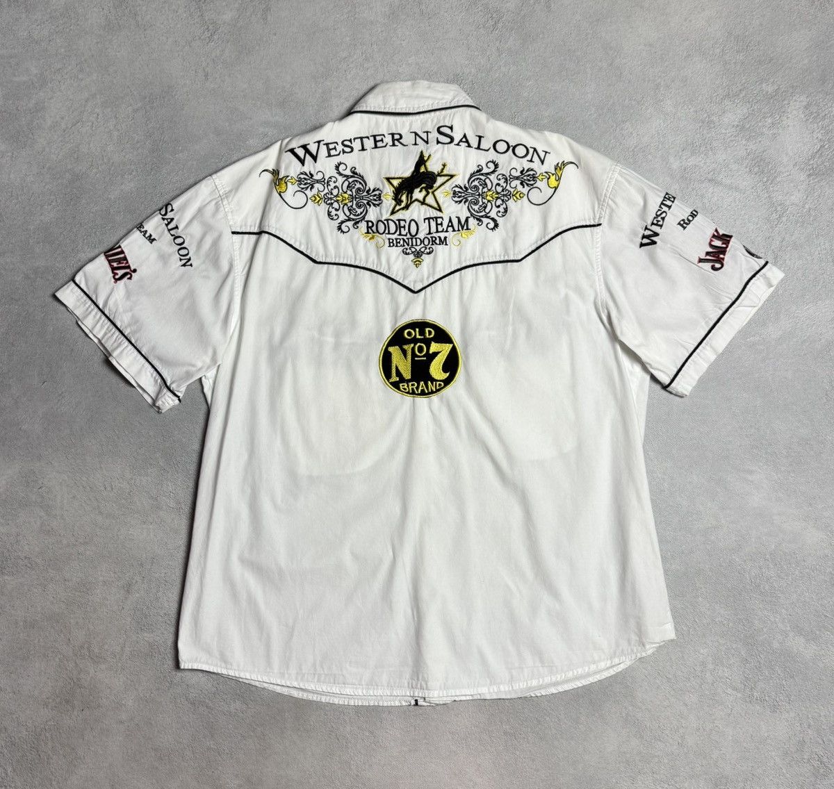 Vintage Western Saloon Rodeo Team Benidorm Button Up Shirt Size US L / EU 52-54 / 3 - 2 Thumbnail