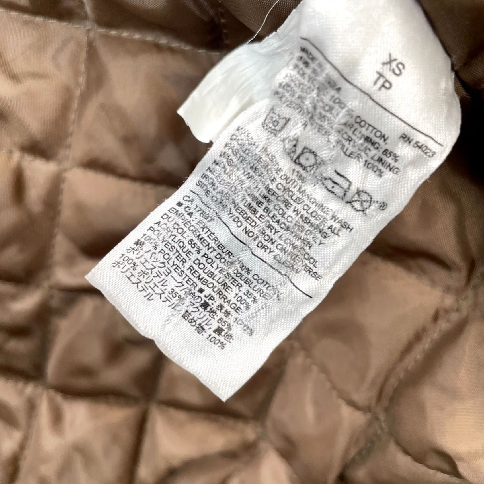 Banana Republic Banana Republic Womens Extra Small Brown Sherpa Corduroy Trucker Coat Size XS / US 0-2 / IT 36-38 - 4 Thumbnail