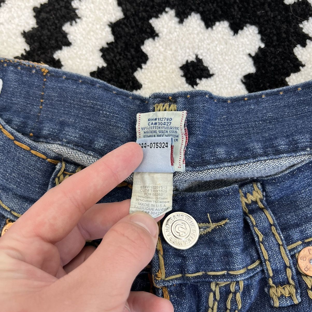 True Religion VINTAGE TRUE RELIGION RICKY SUPER QT CHIEF KEEF STYLE JEANS Size US 32 / EU 48 - 10 Thumbnail
