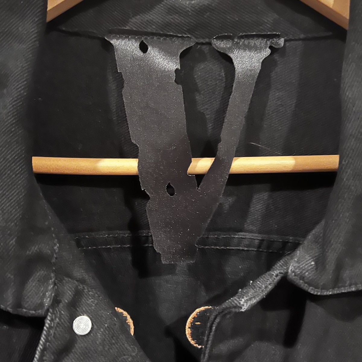 Vlone Vlone Friends Denim Jacket Size US XL / EU 56 / 4 - 13 Thumbnail