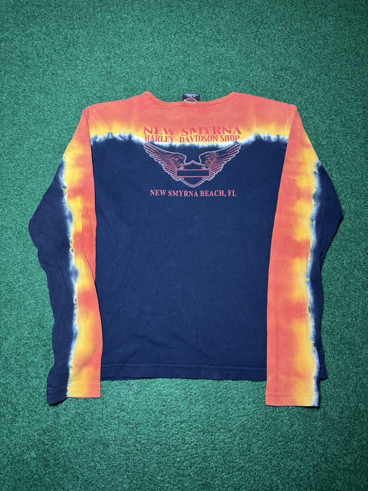 Harley Davidson Vintage 90s Harley Davidson L Flame Heart Long Sleeve Shirt Size L / US 10 / IT 46 - 4 Thumbnail