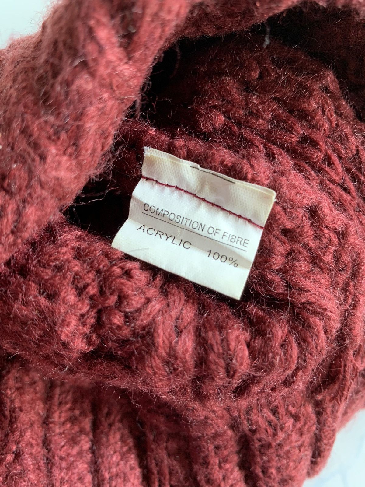 Japanese Brand × Kapital × Vintage Punk Bondage Style Knitted Beanie Hat☠️☠️ Size ONE SIZE - 10 Thumbnail