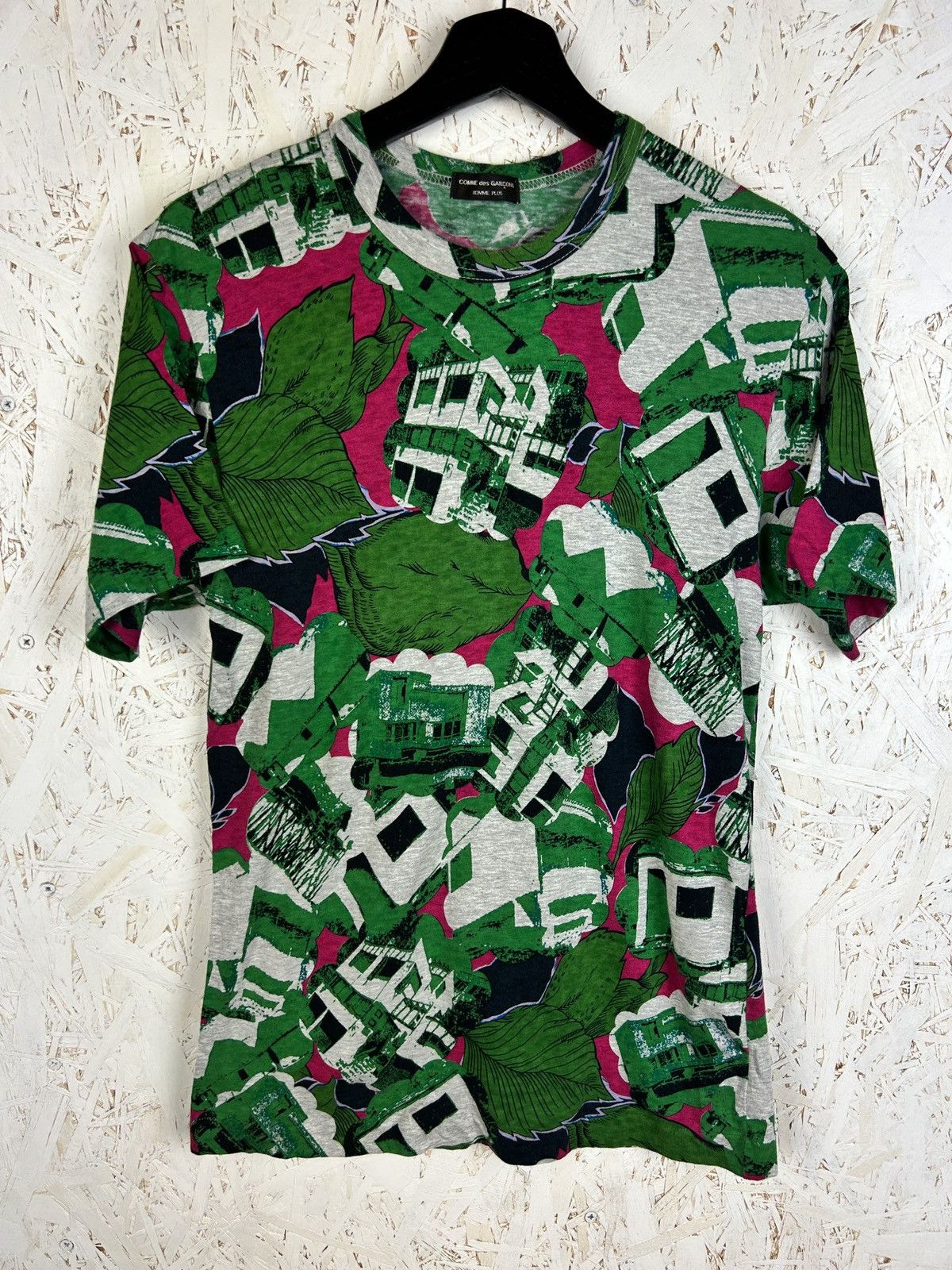 Comme des Garcons Homme Plus 00s Comme Des Garcons Homme Plus 2001 Rei Kawakubo AOP Tee Size US S / EU 44-46 / 1 - 1 Thumbnail