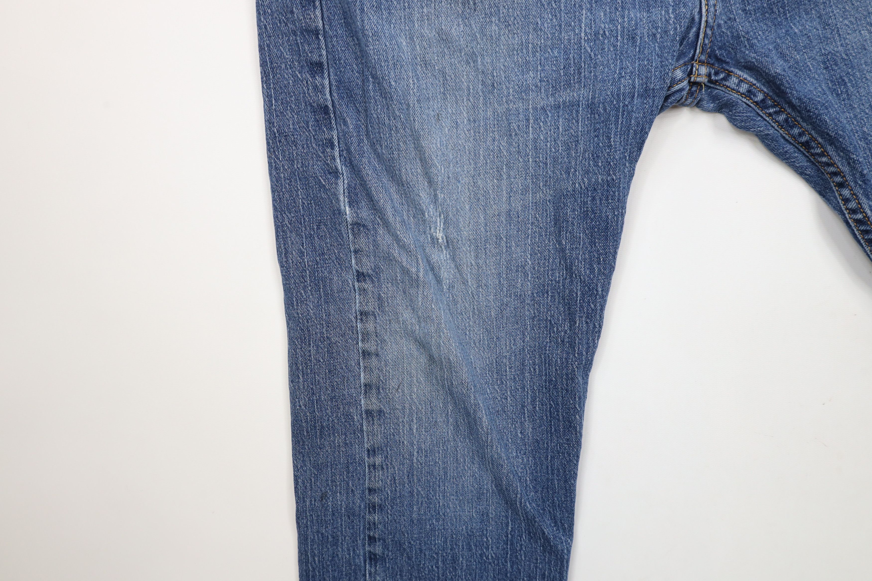 Levi's × Vintage Vintage Y2K Levis 505 Regular Fit Denim Jeans Blue Cotton Size US 36 / EU 52 - 8 Thumbnail