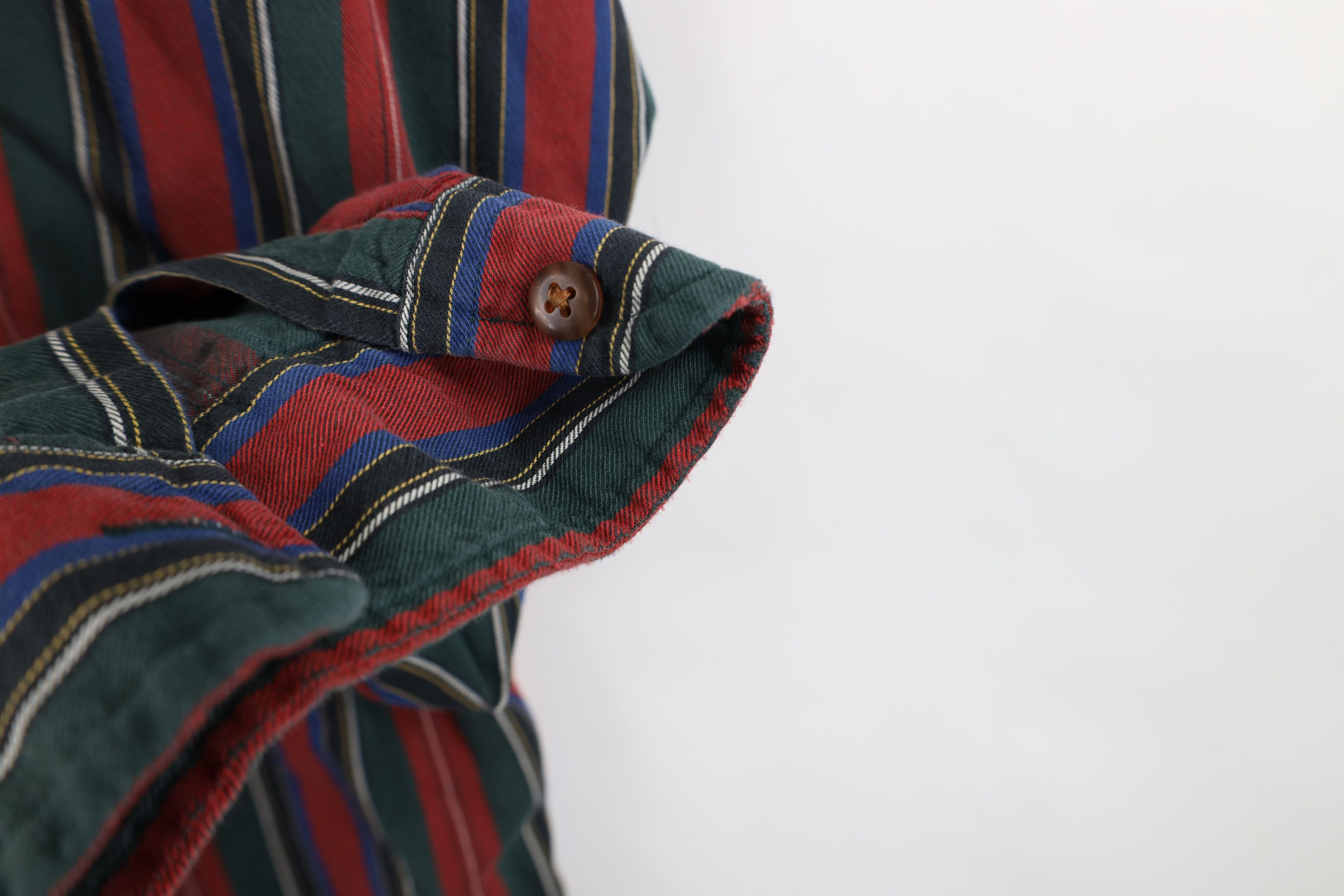 Vintage Vintage 90s Streetwear Striped Collared Button Down Shirt Size US XL / EU 56 / 4 - 6 Thumbnail