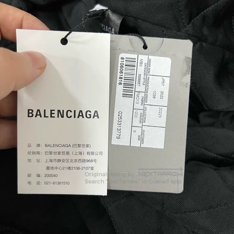 Balenciaga Balenciaga Black Zip-Up Jacket Size US S / EU 44-46 / 1 - 6 Thumbnail