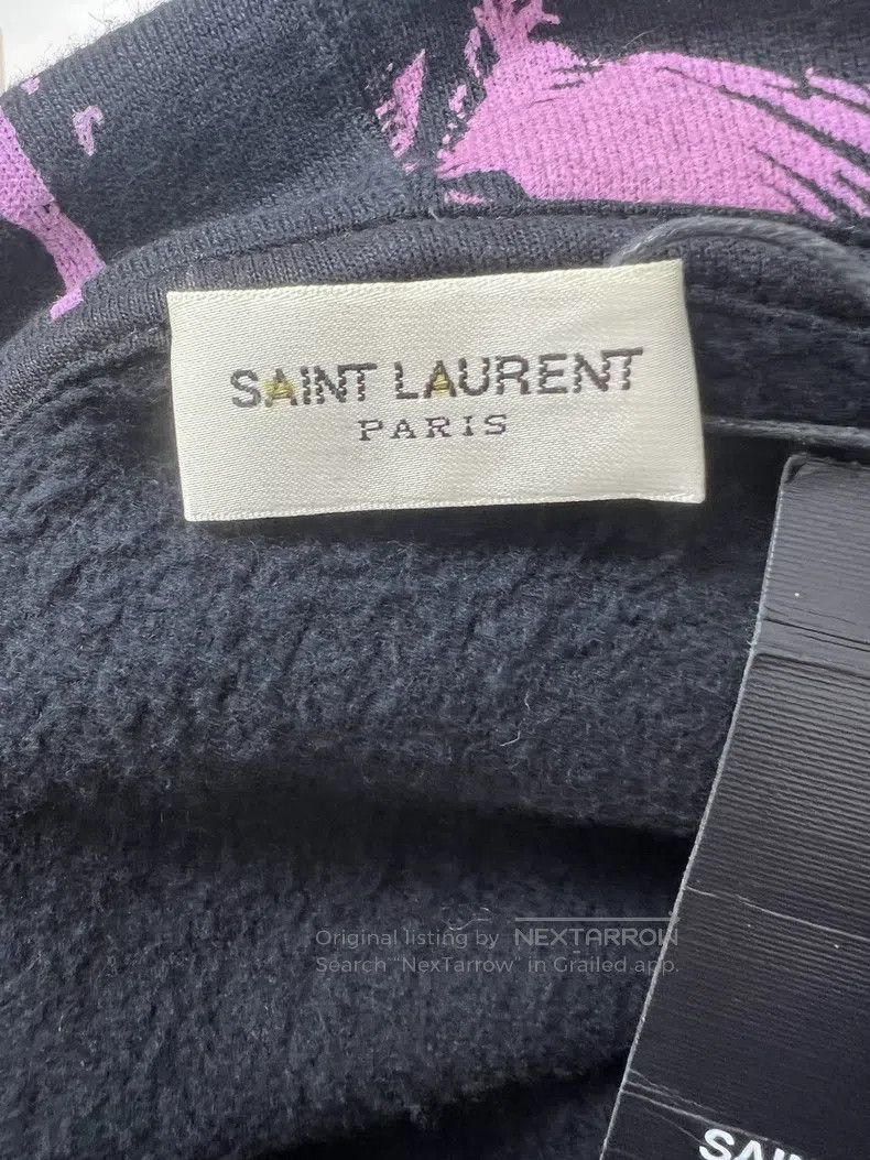 Saint Laurent Paris Saint Laurent Paris Sunset Palm Tree Hooded Sweatshirt Size US XS / EU 42 / 0 - 4 Thumbnail