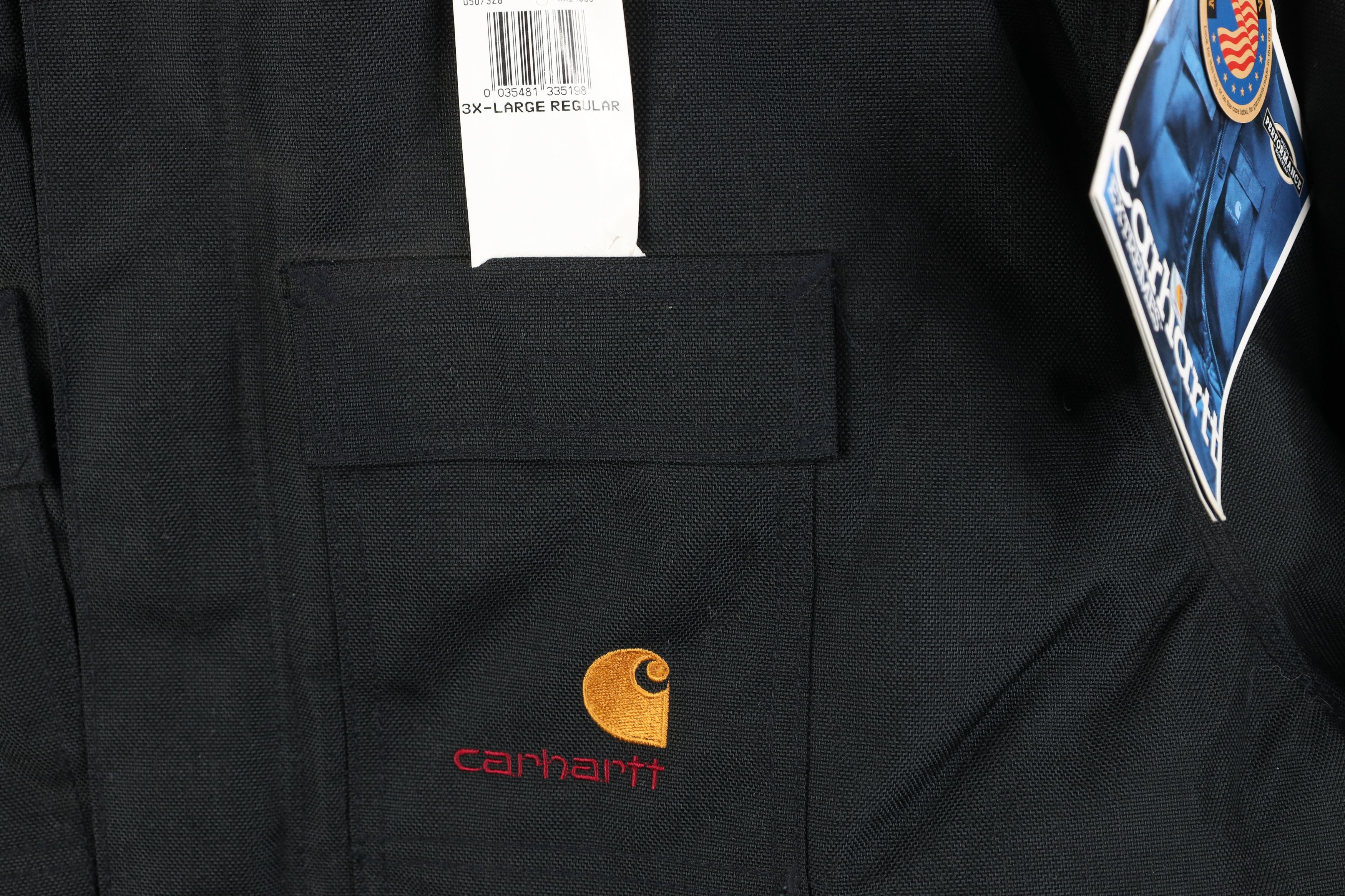 Carhartt Deadstock Vintage Y2K Carhartt Chore Barn Jacket Black USA Size US XXL / EU 58 / 5 - 5 Thumbnail