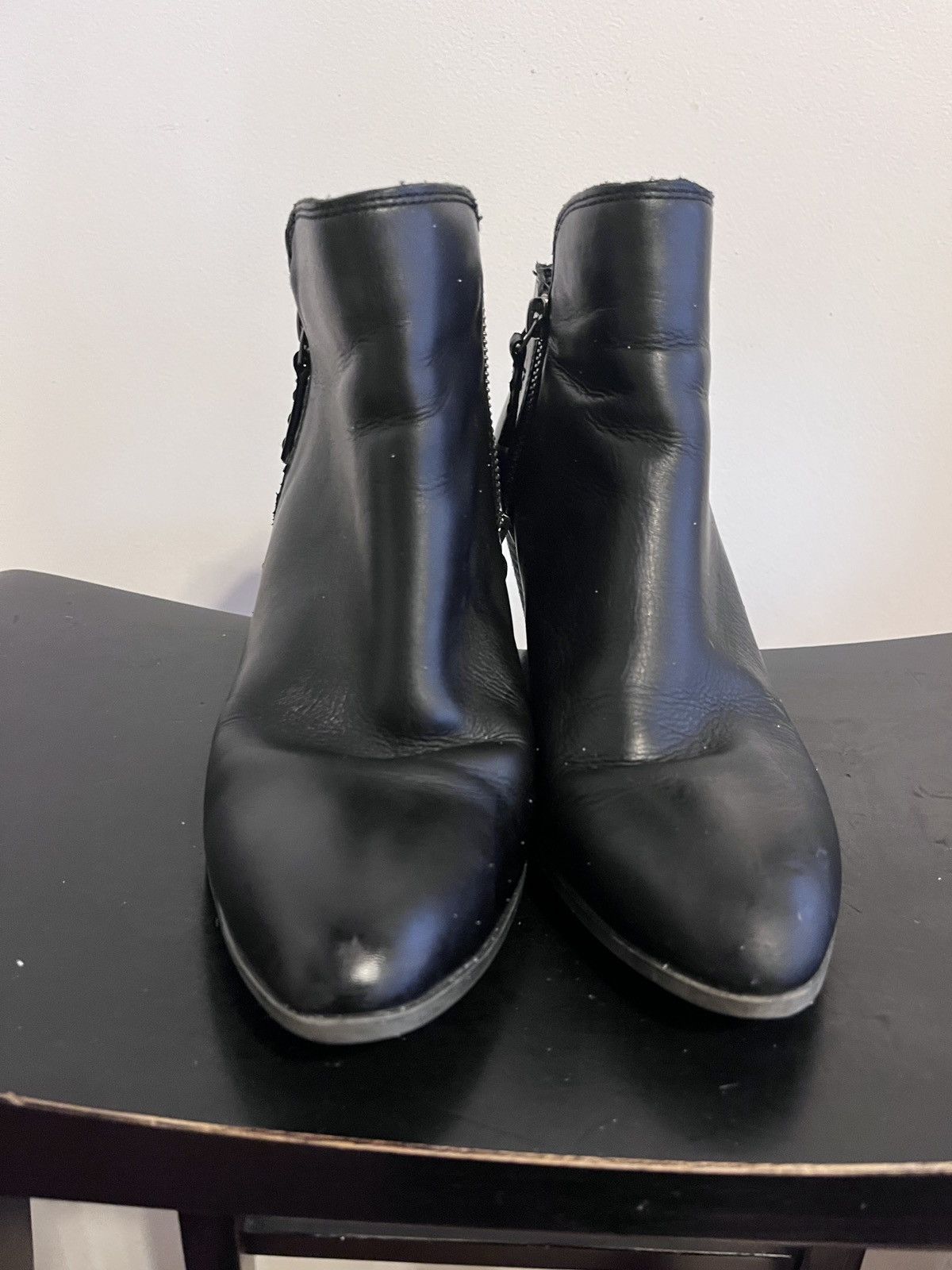 Frye Frye Black Leather Booties Size US 8.5 / IT 38.5 - 3 Thumbnail